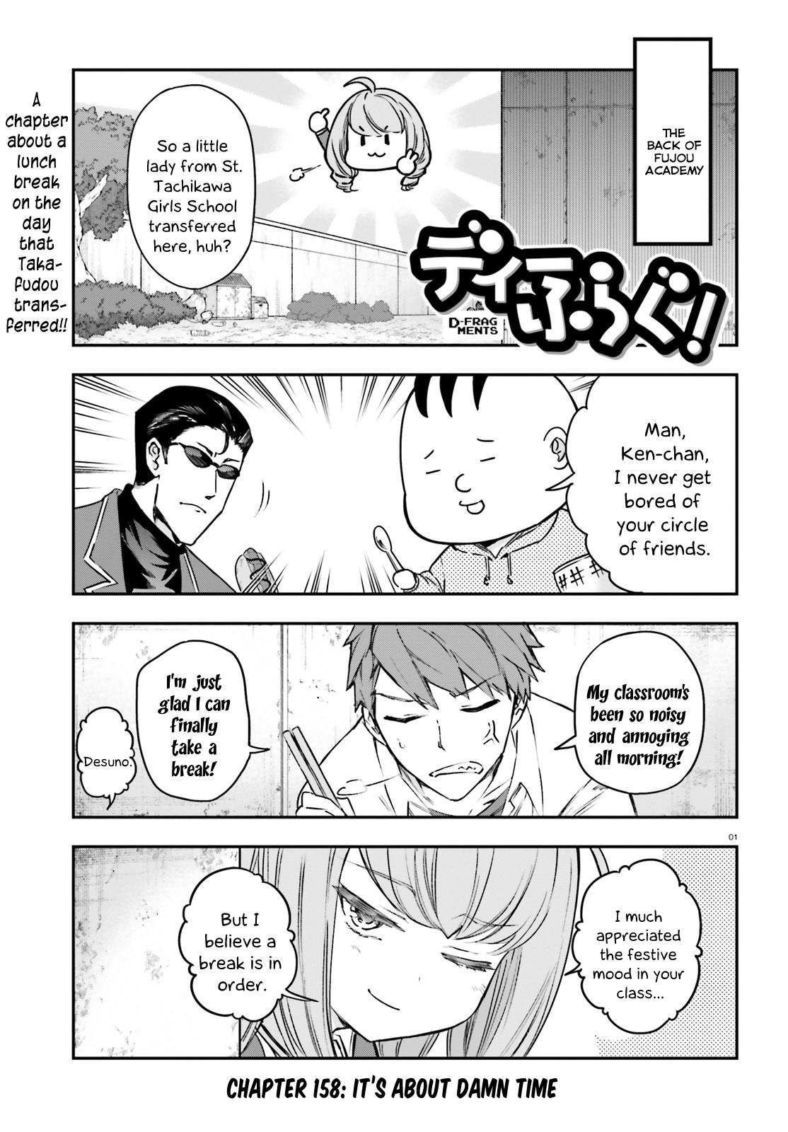 D-Frag! Chap 158 - Next Chap 159