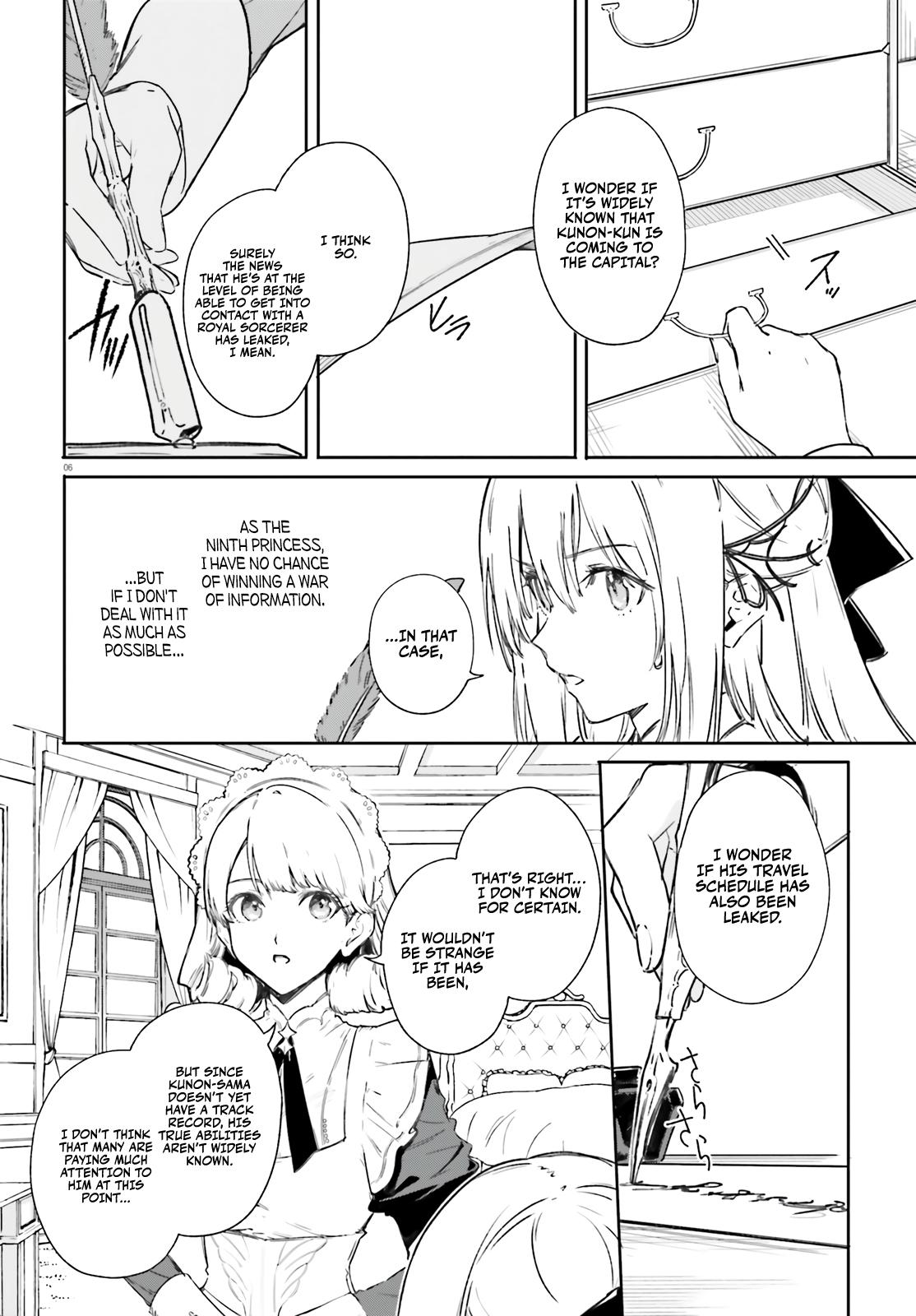 Majutsushi Kunon wa Mieteiru Chap 7 - Next Chap 8