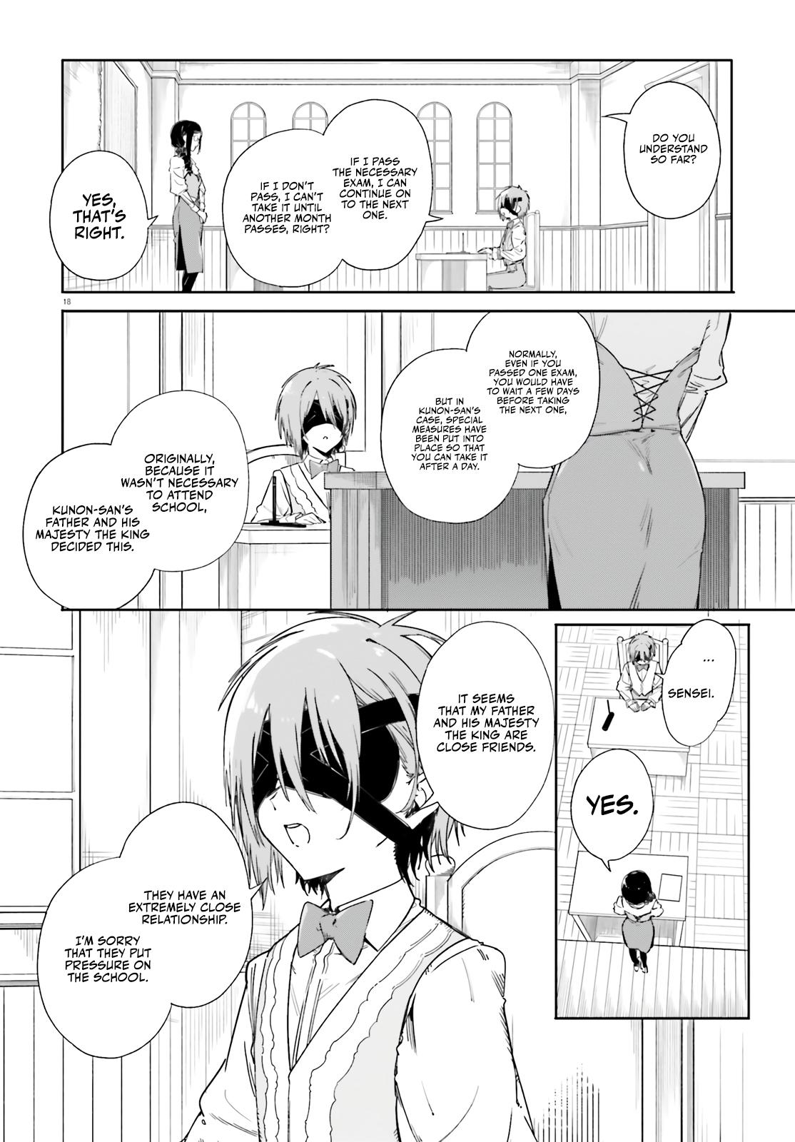 Majutsushi Kunon wa Mieteiru Chap 4 - Next Chap 5