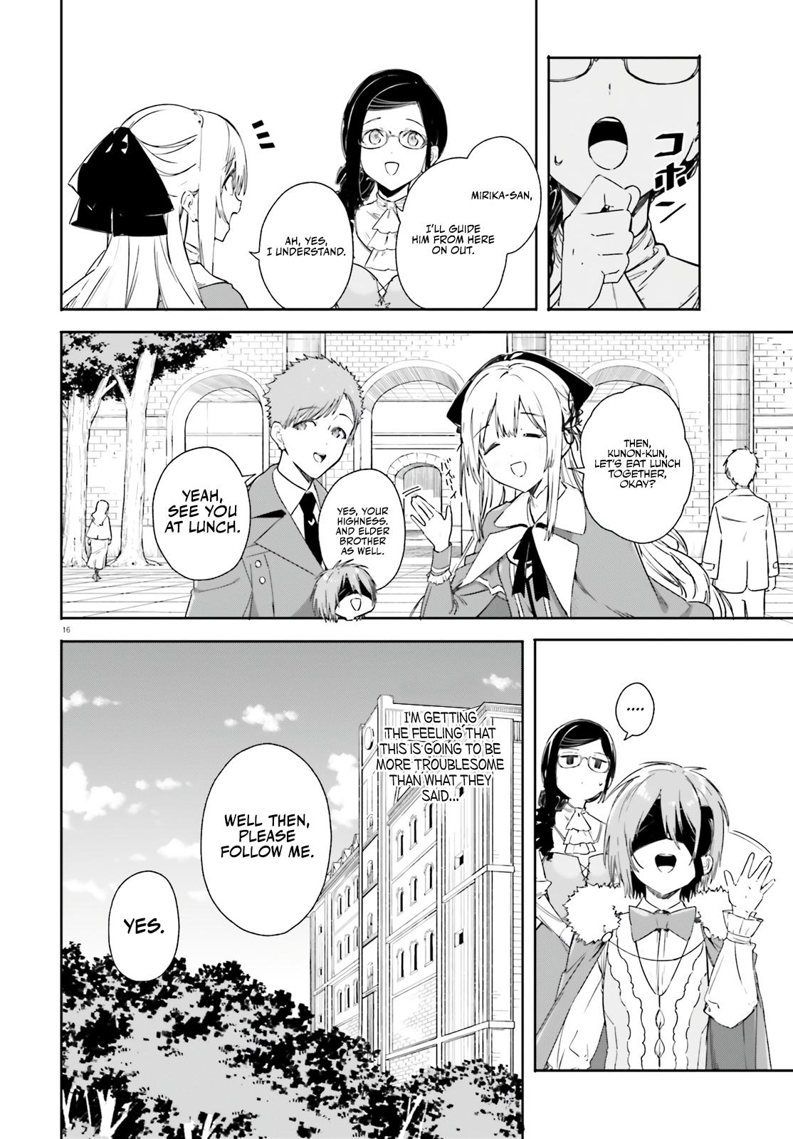 Majutsushi Kunon wa Mieteiru Chap 4 - Next Chap 5