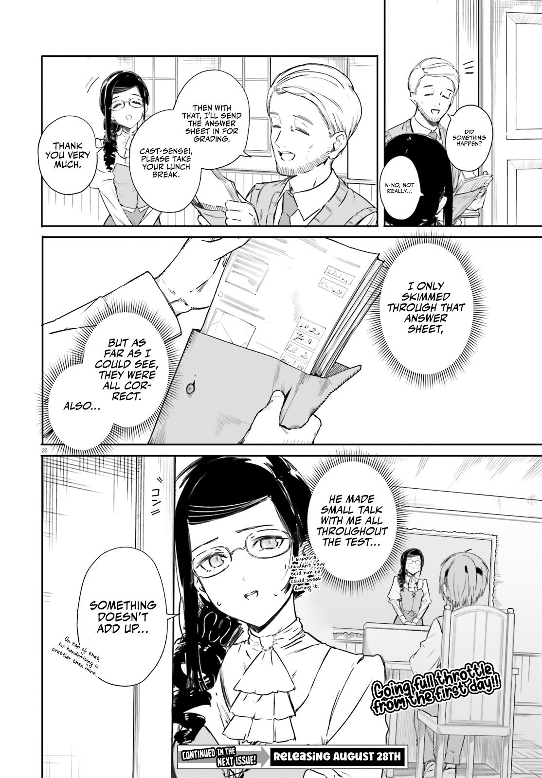 Majutsushi Kunon wa Mieteiru Chap 4 - Next Chap 5