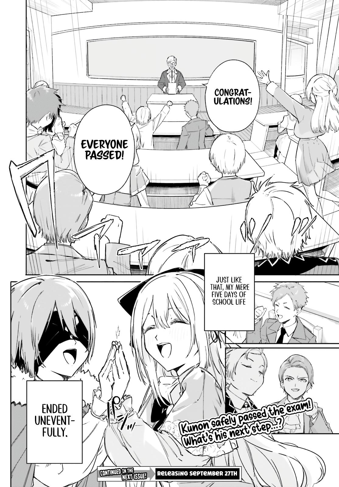 Majutsushi Kunon wa Mieteiru Chap 5 - Next Chap 6