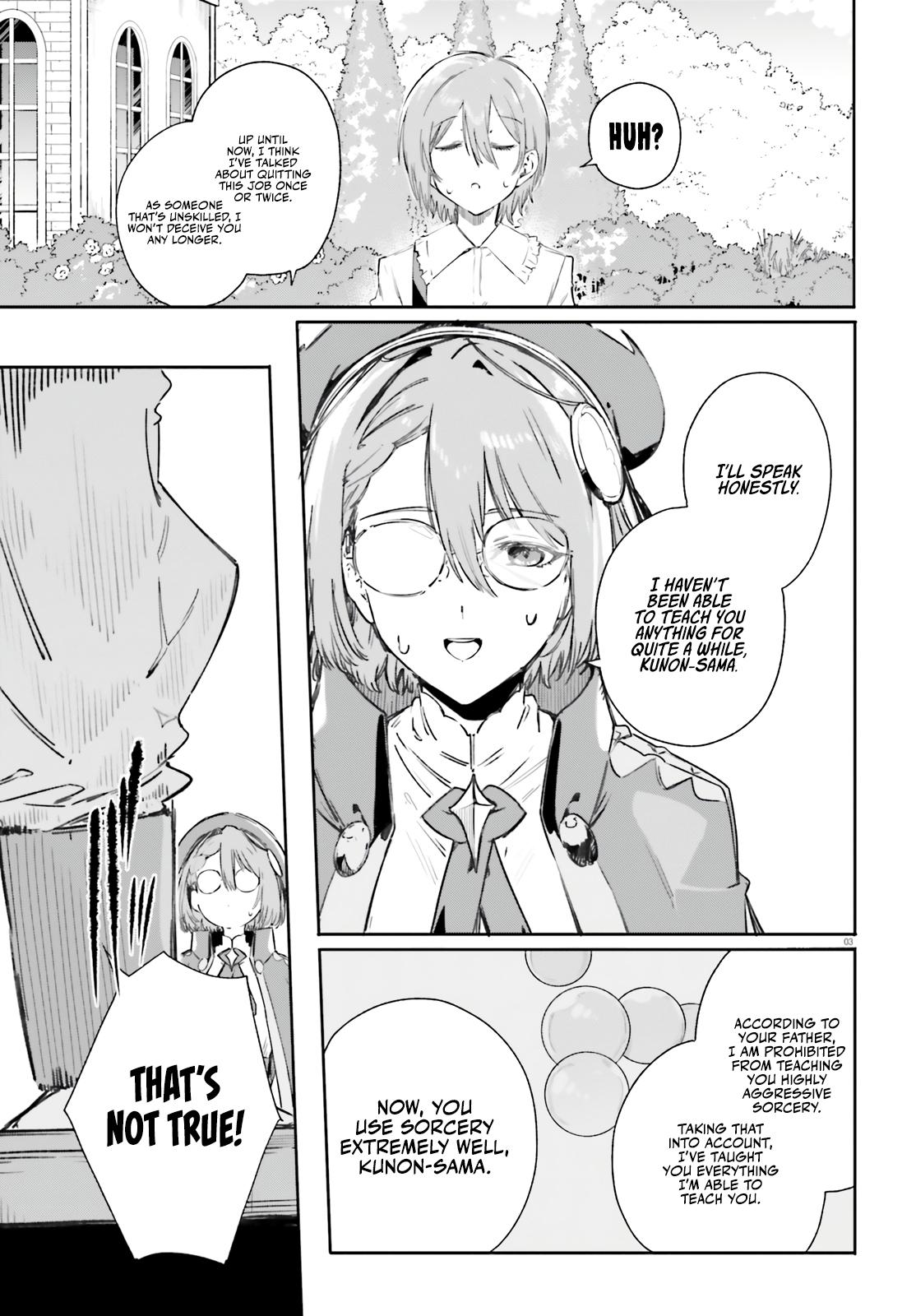 Majutsushi Kunon wa Mieteiru Chap 6 - Next Chap 7