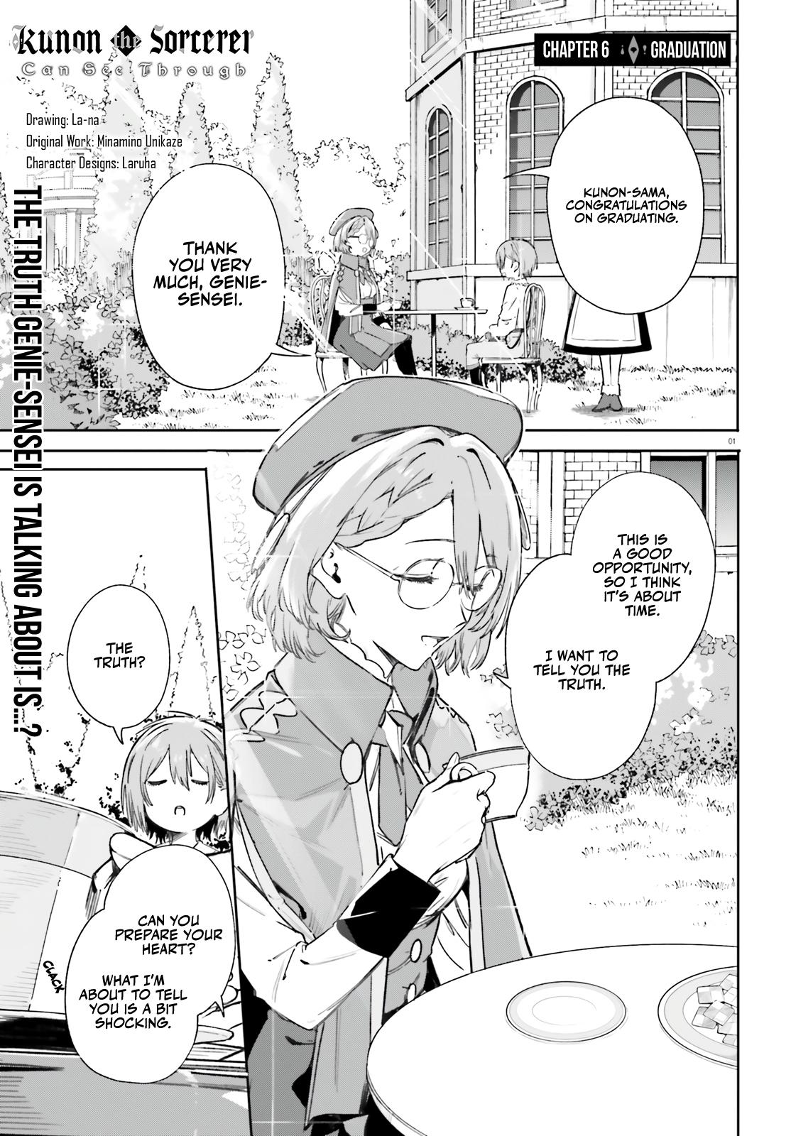 Majutsushi Kunon wa Mieteiru Chap 6 - Next Chap 7