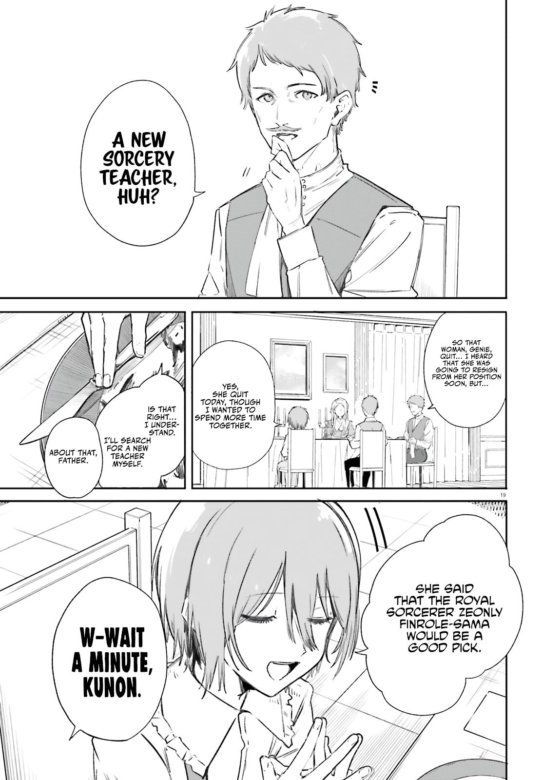 Majutsushi Kunon wa Mieteiru Chap 6 - Next Chap 7