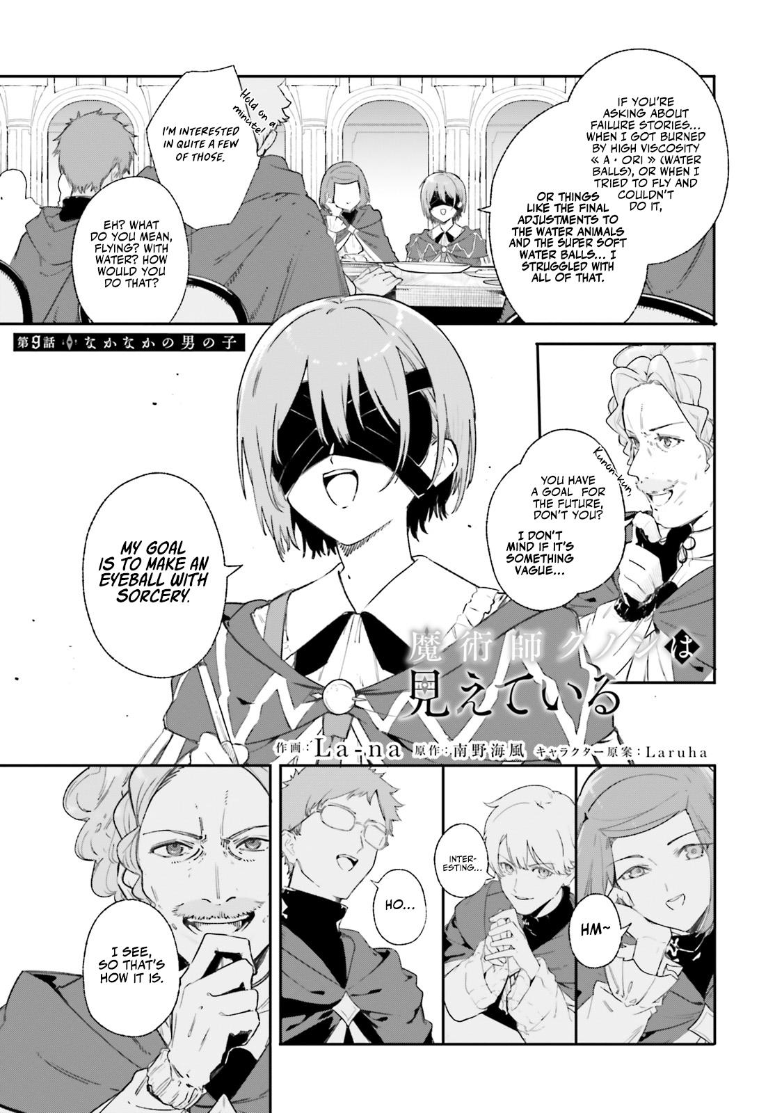 Majutsushi Kunon wa Mieteiru Chap 9 - Next Chap 10