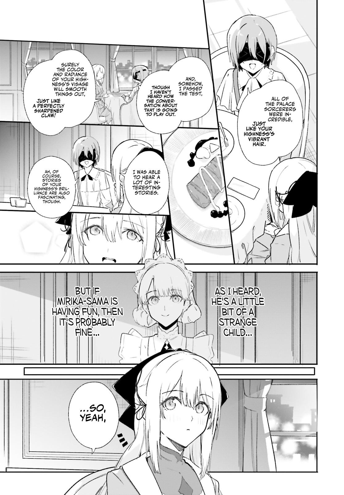 Majutsushi Kunon wa Mieteiru Chap 9 - Next Chap 10