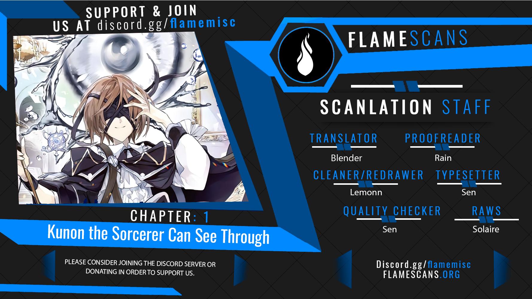 Majutsushi Kunon wa Mieteiru Chap 1 - Next Chap 2