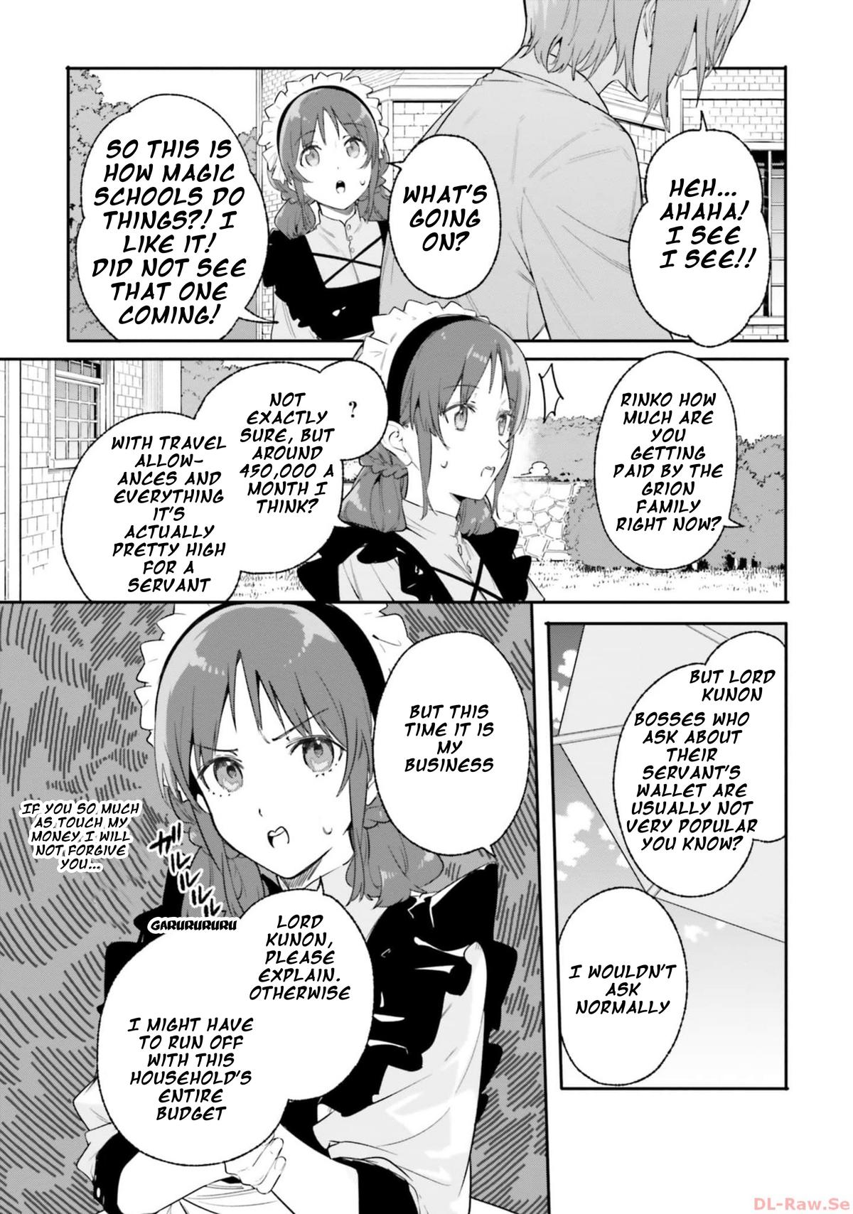 Majutsushi Kunon wa Mieteiru Chap 17 - Next Chap 18