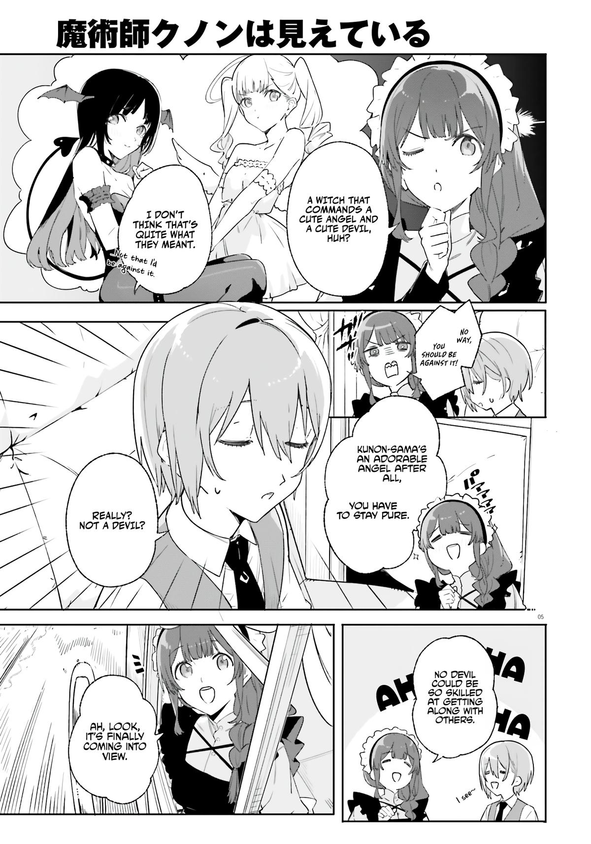 Majutsushi Kunon wa Mieteiru Chap 14 - Next Chap 15