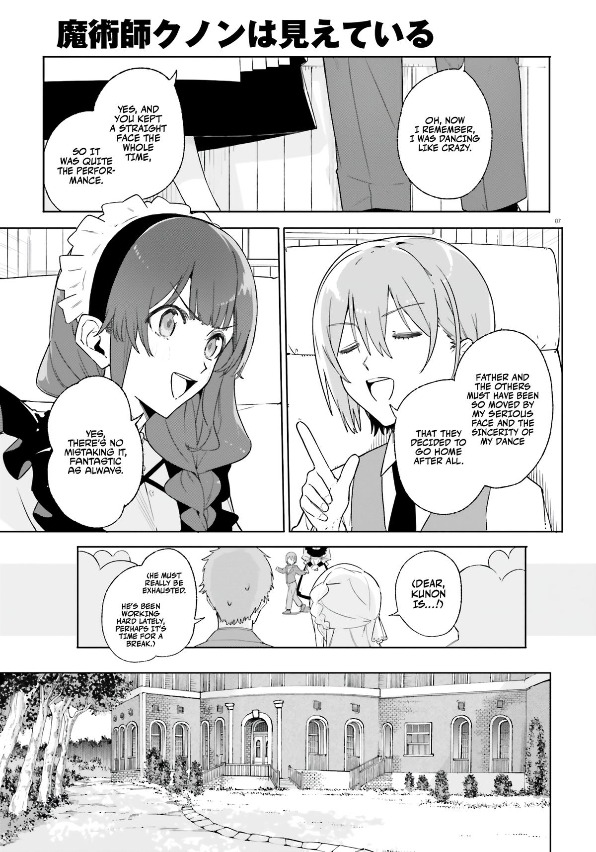 Majutsushi Kunon wa Mieteiru Chap 14 - Next Chap 15