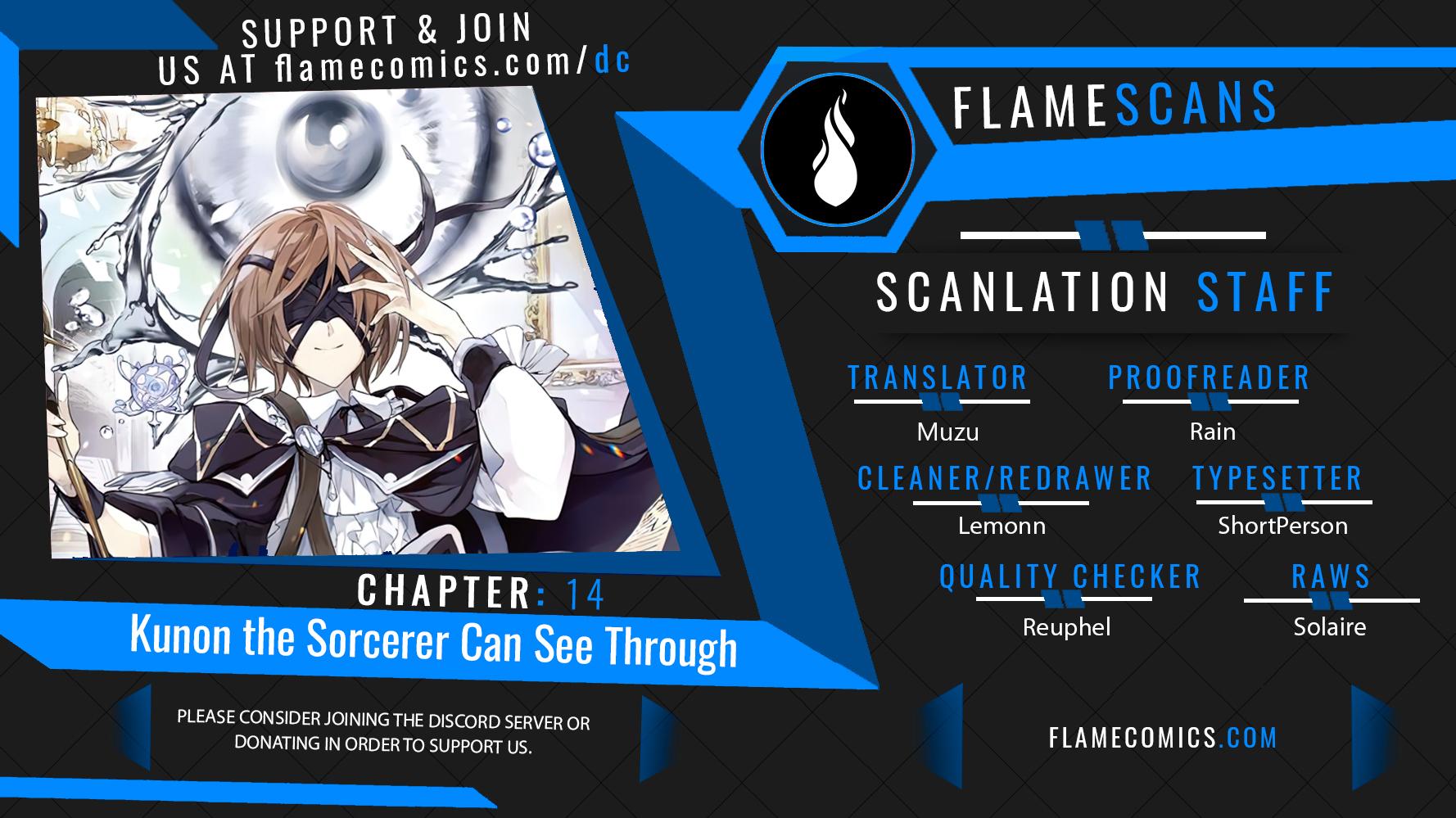 Majutsushi Kunon wa Mieteiru Chap 14 - Next Chap 15