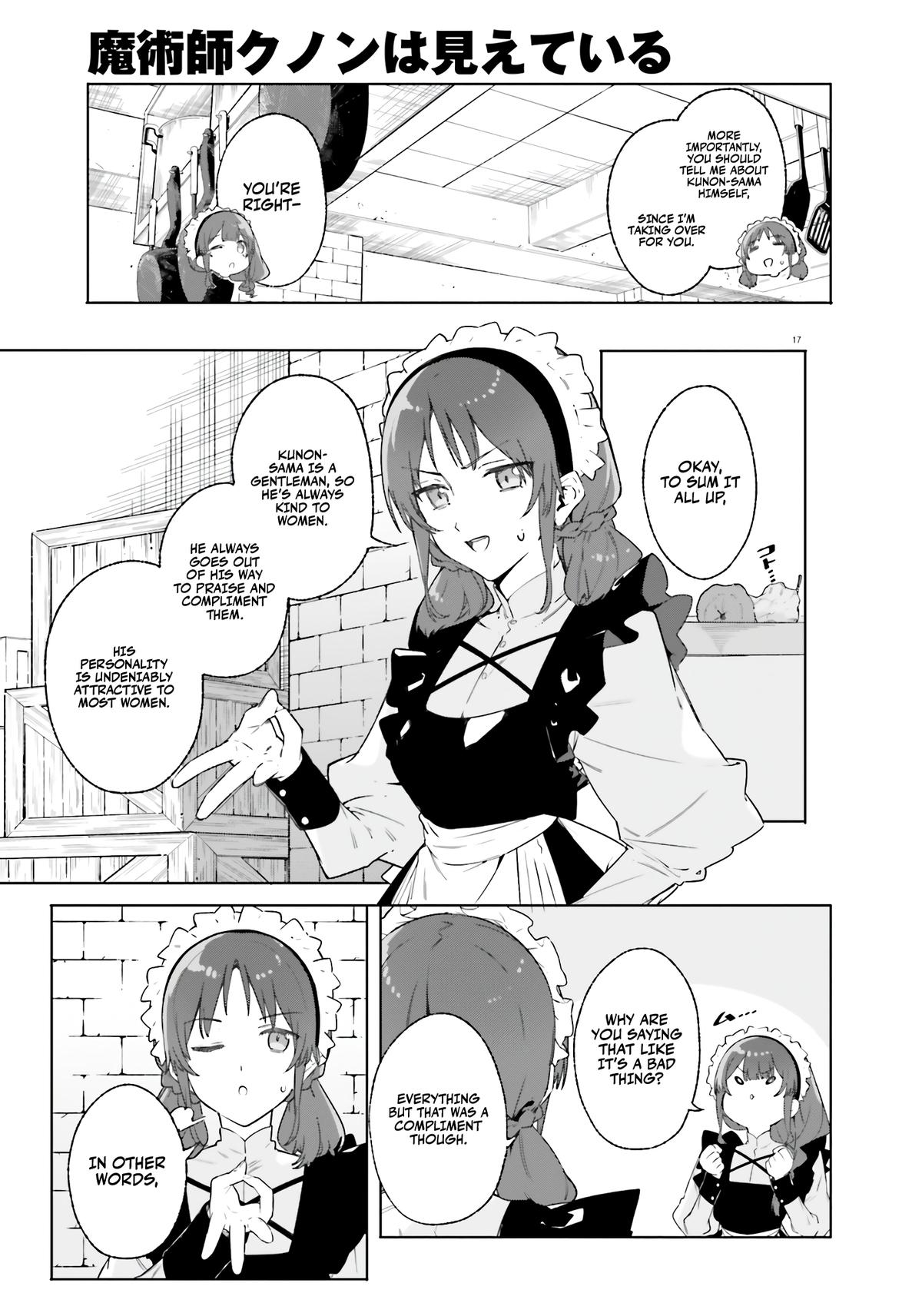 Majutsushi Kunon wa Mieteiru Chap 14 - Next Chap 15