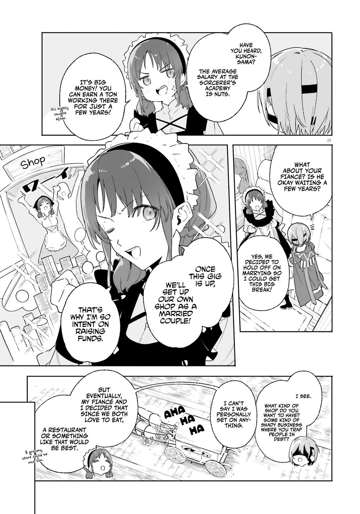 Majutsushi Kunon wa Mieteiru Chap 14 - Next Chap 15