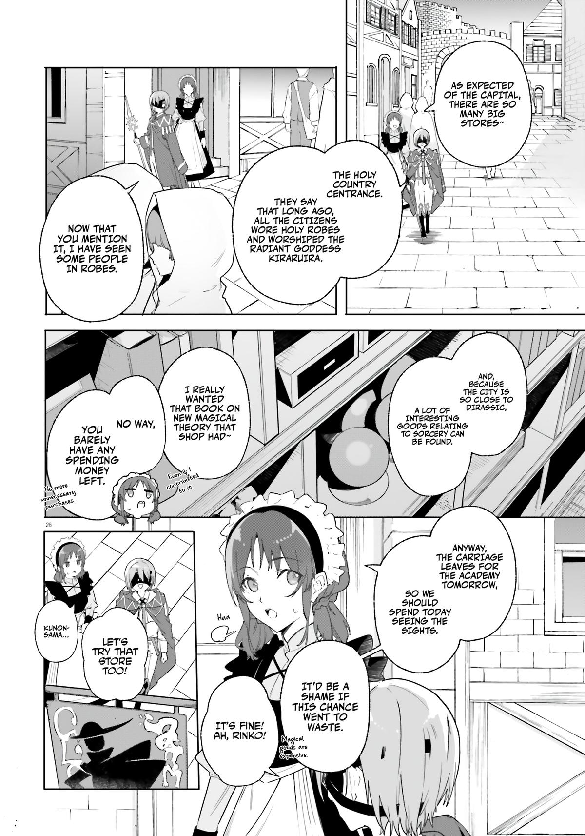 Majutsushi Kunon wa Mieteiru Chap 14 - Next Chap 15
