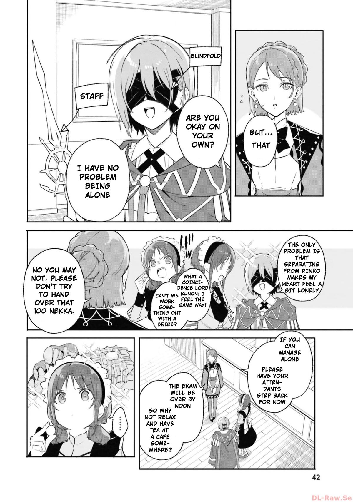 Majutsushi Kunon wa Mieteiru Chap 15 - Next Chap 16