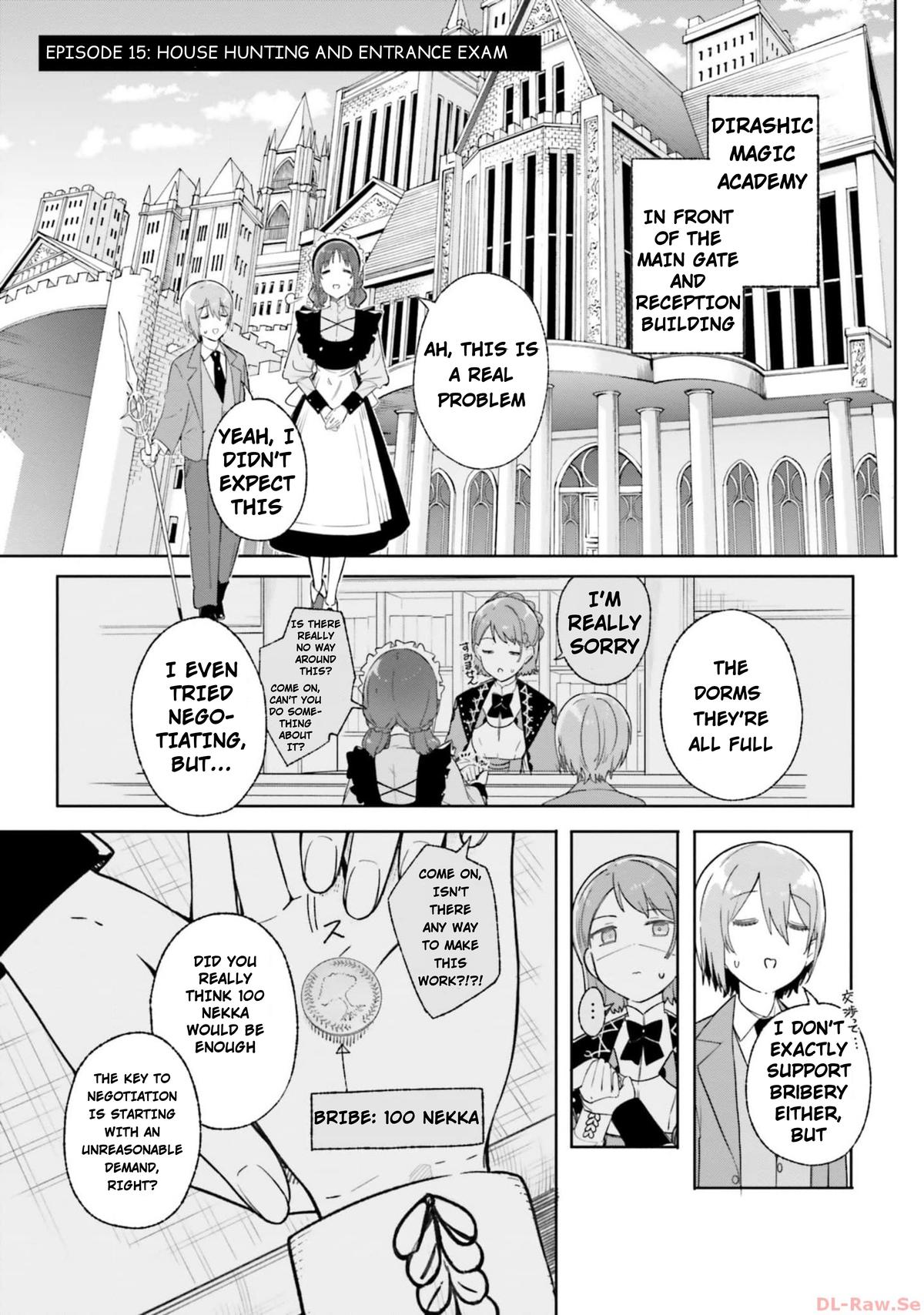 Majutsushi Kunon wa Mieteiru Chap 15 - Next Chap 16