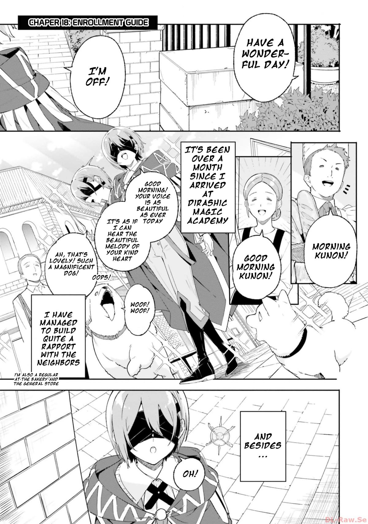 Majutsushi Kunon wa Mieteiru Chap 18 - Next Chap 19