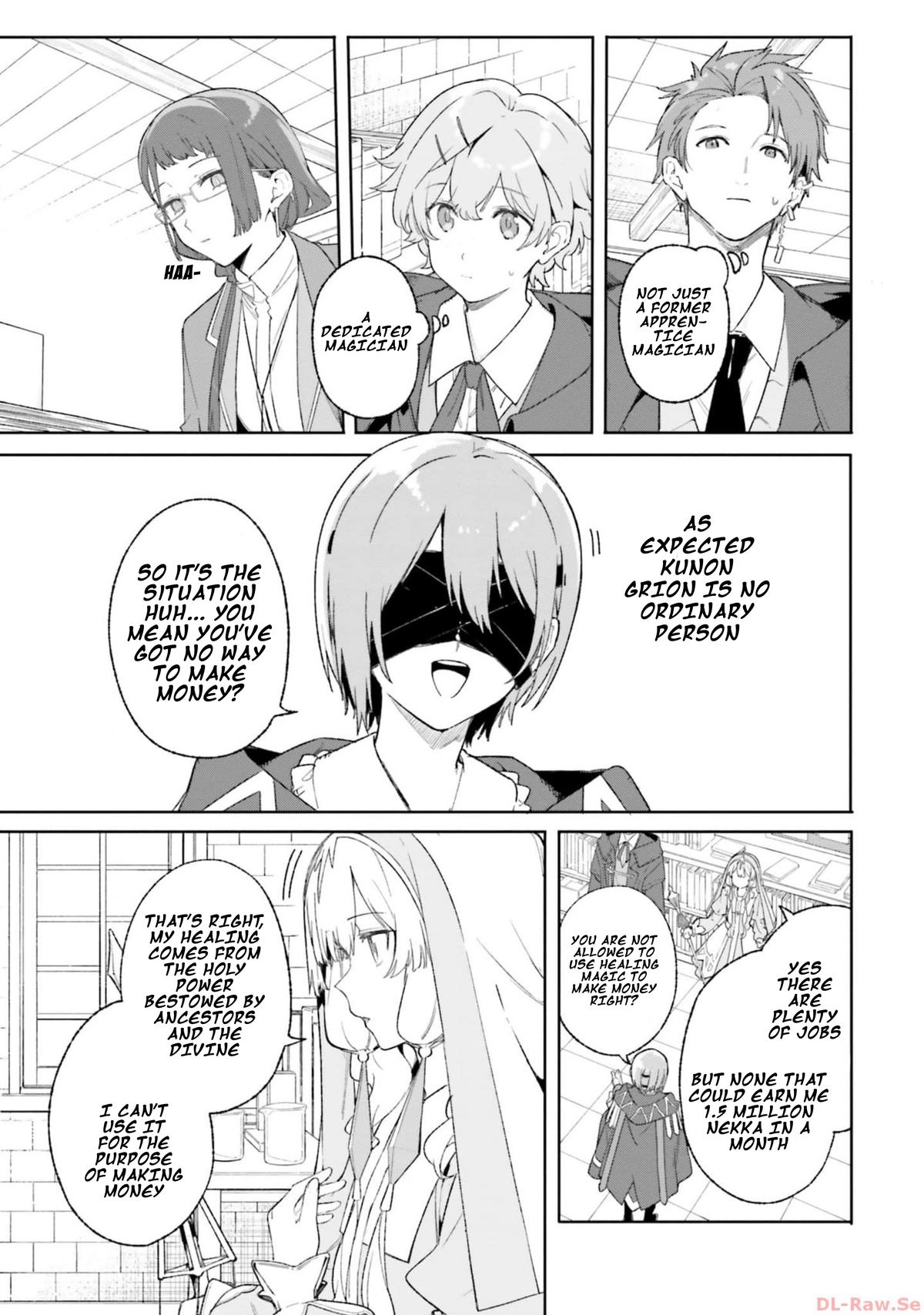 Majutsushi Kunon wa Mieteiru Chap 19 - Next Chap 20
