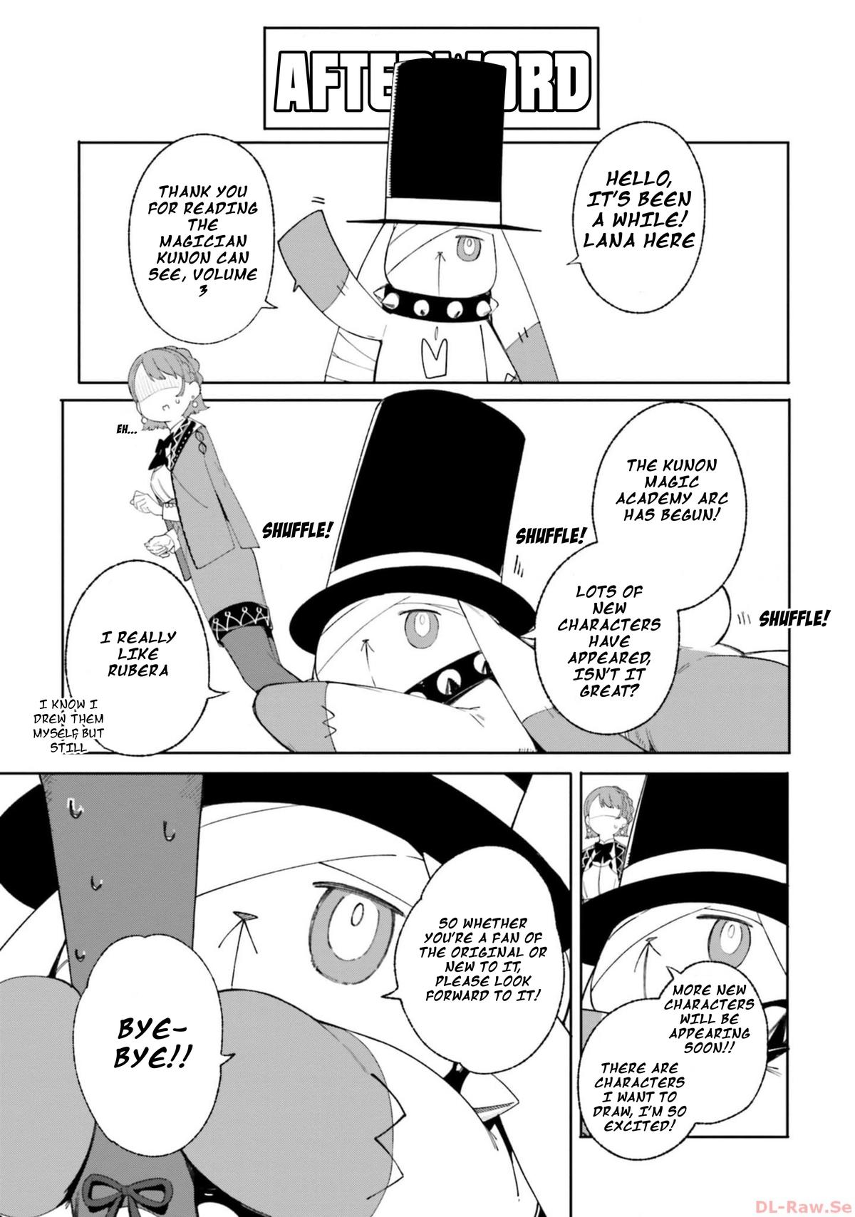 Majutsushi Kunon wa Mieteiru Chap 19 - Next Chap 20