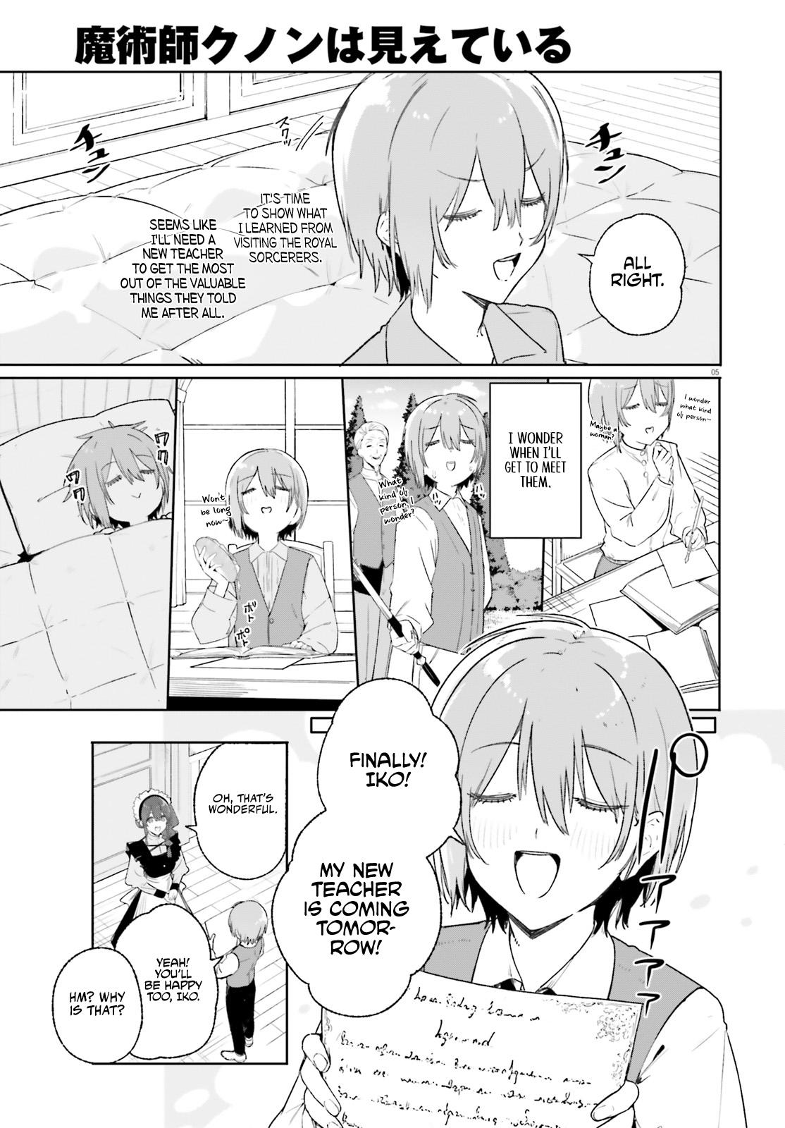 Majutsushi Kunon wa Mieteiru Chap 10 - Next Chap 11