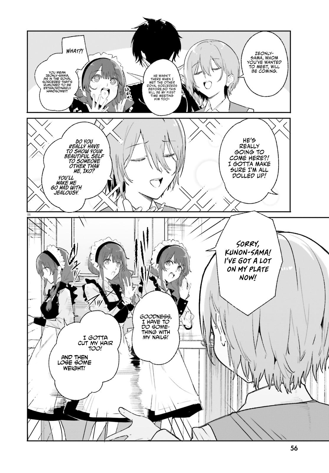 Majutsushi Kunon wa Mieteiru Chap 10 - Next Chap 11