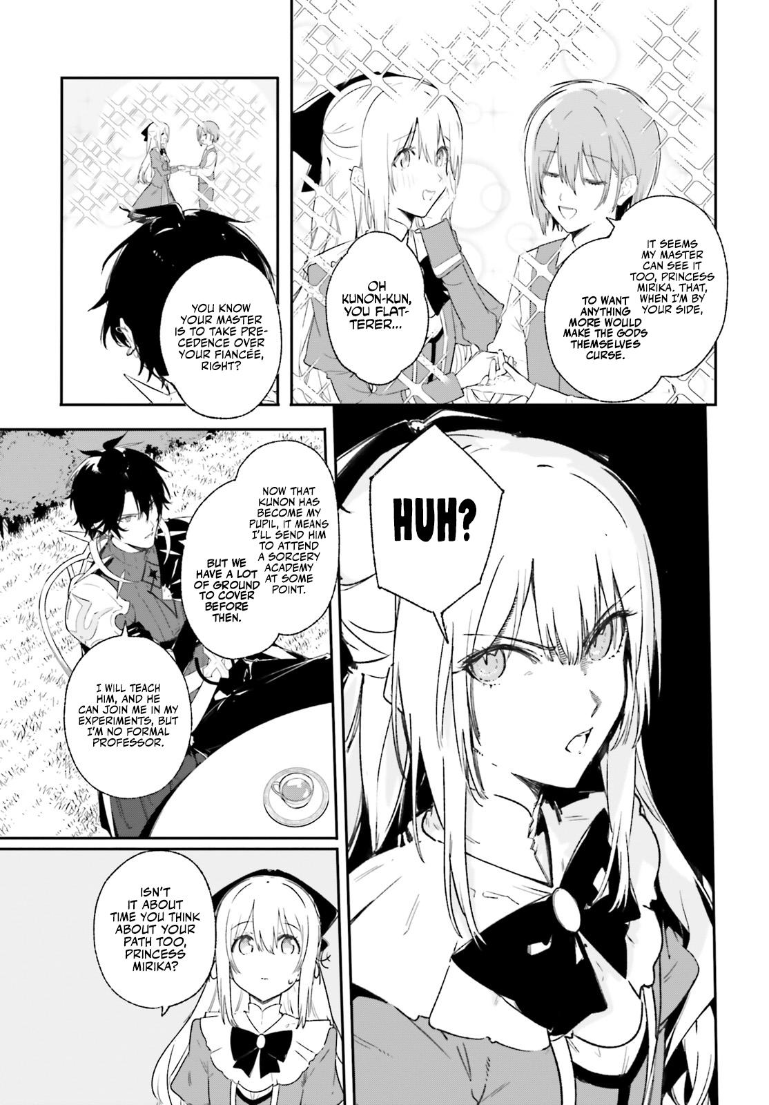 Majutsushi Kunon wa Mieteiru Chap 10 - Next Chap 11