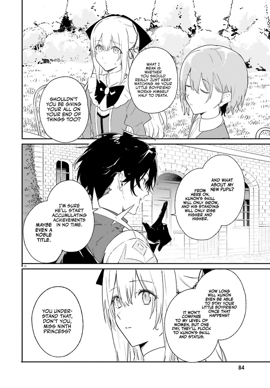 Majutsushi Kunon wa Mieteiru Chap 10 - Next Chap 11