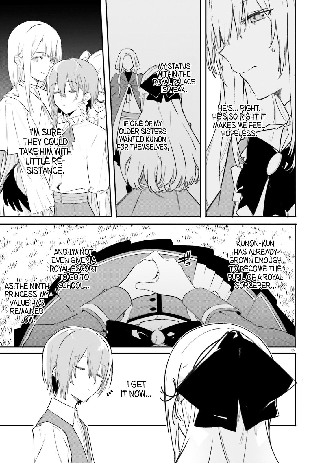 Majutsushi Kunon wa Mieteiru Chap 10 - Next Chap 11