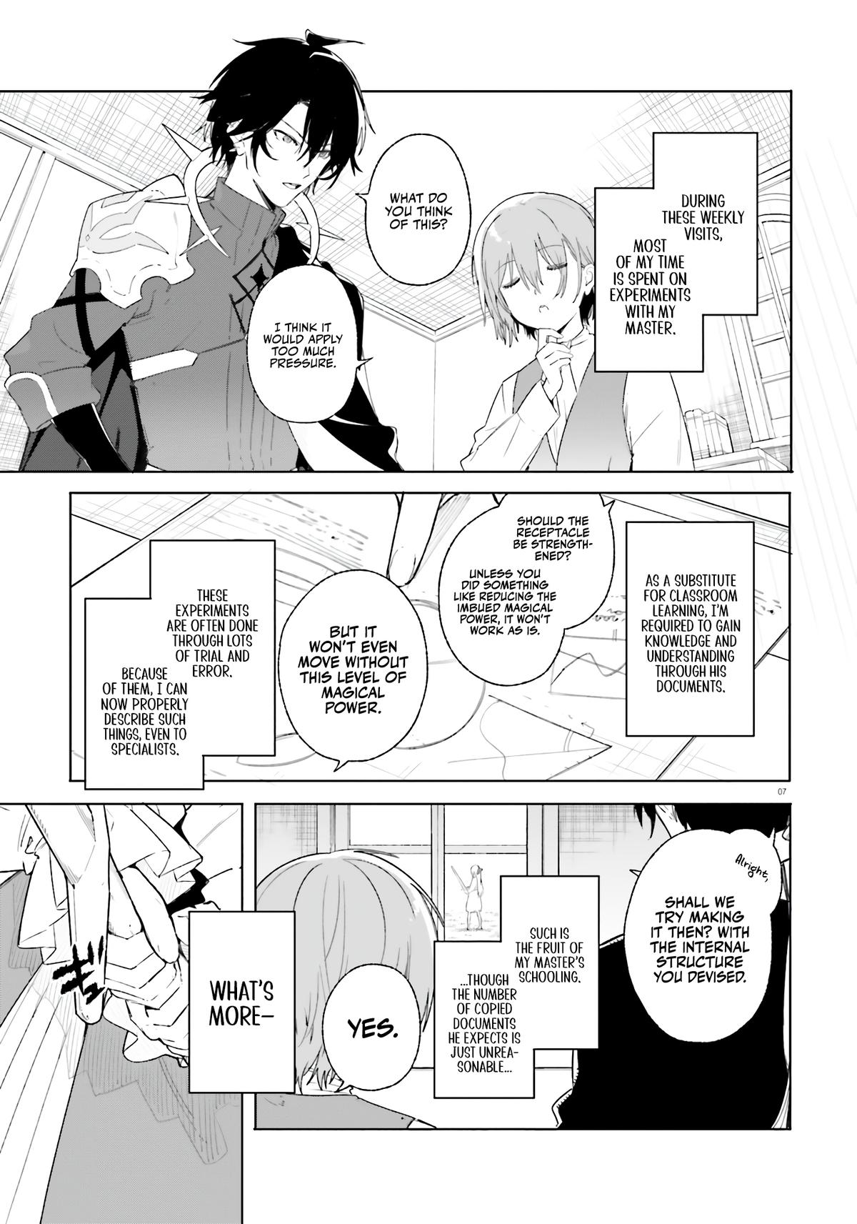 Majutsushi Kunon wa Mieteiru Chap 11 - Next Chap 12