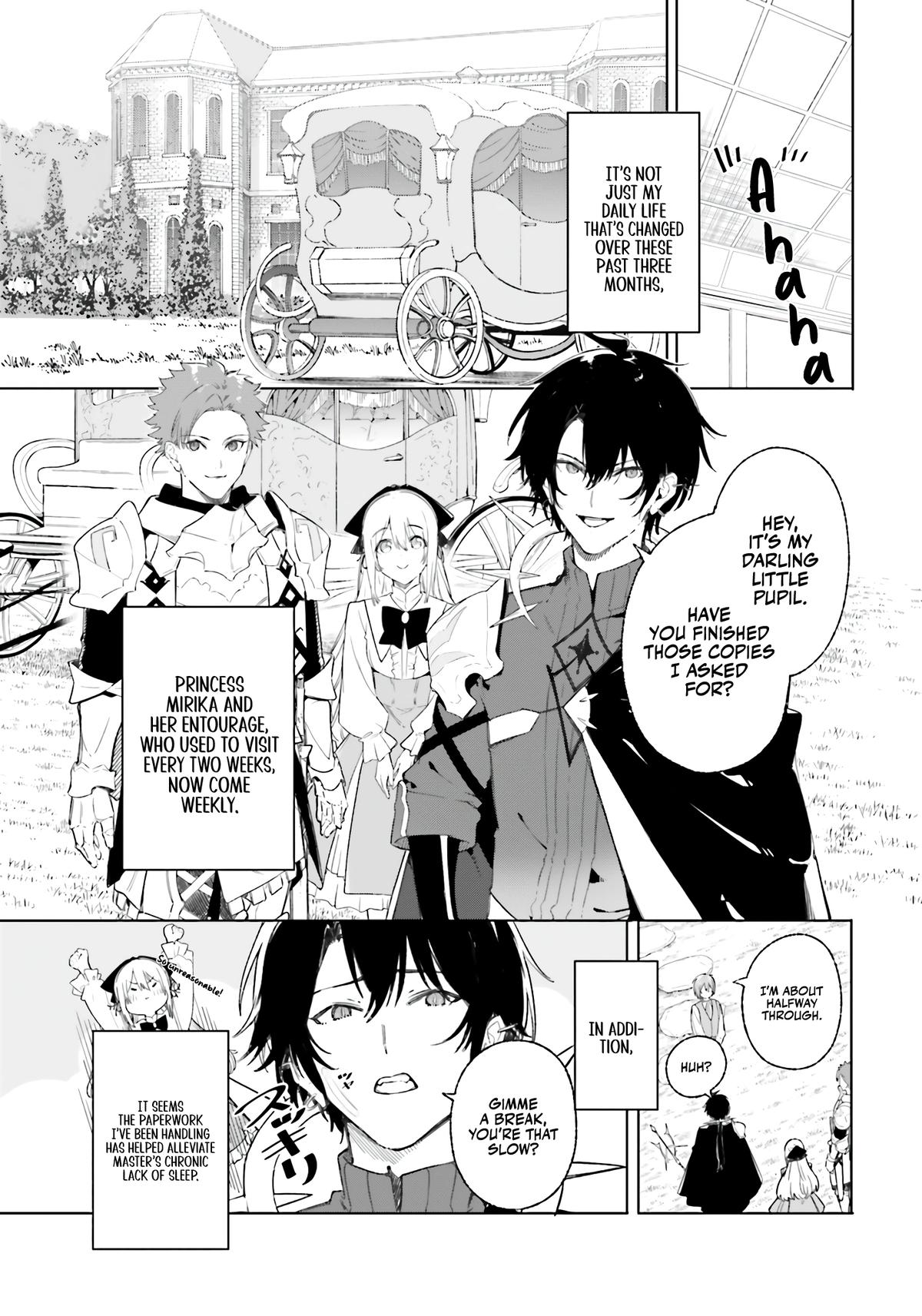 Majutsushi Kunon wa Mieteiru Chap 11 - Next Chap 12
