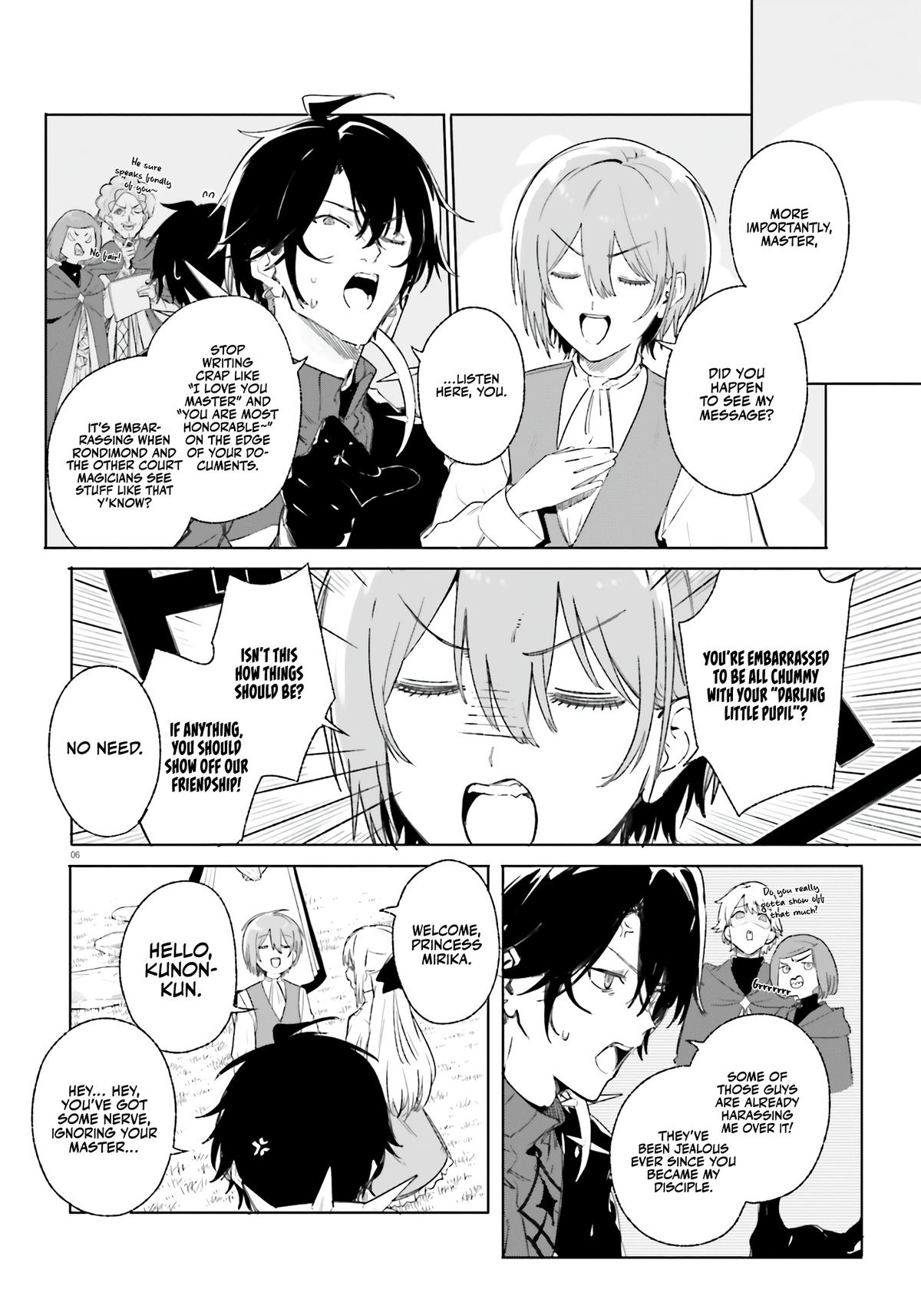 Majutsushi Kunon wa Mieteiru Chap 11 - Next Chap 12