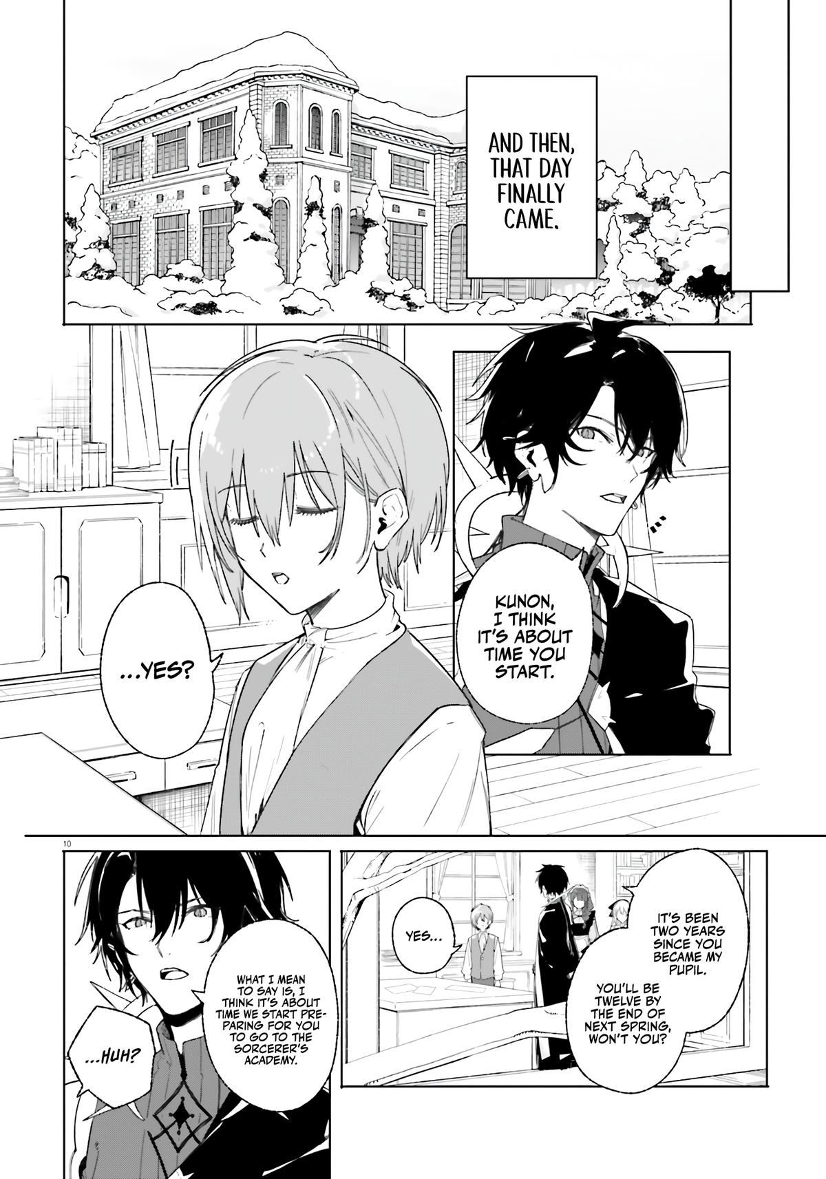 Majutsushi Kunon wa Mieteiru Chap 11 - Next Chap 12