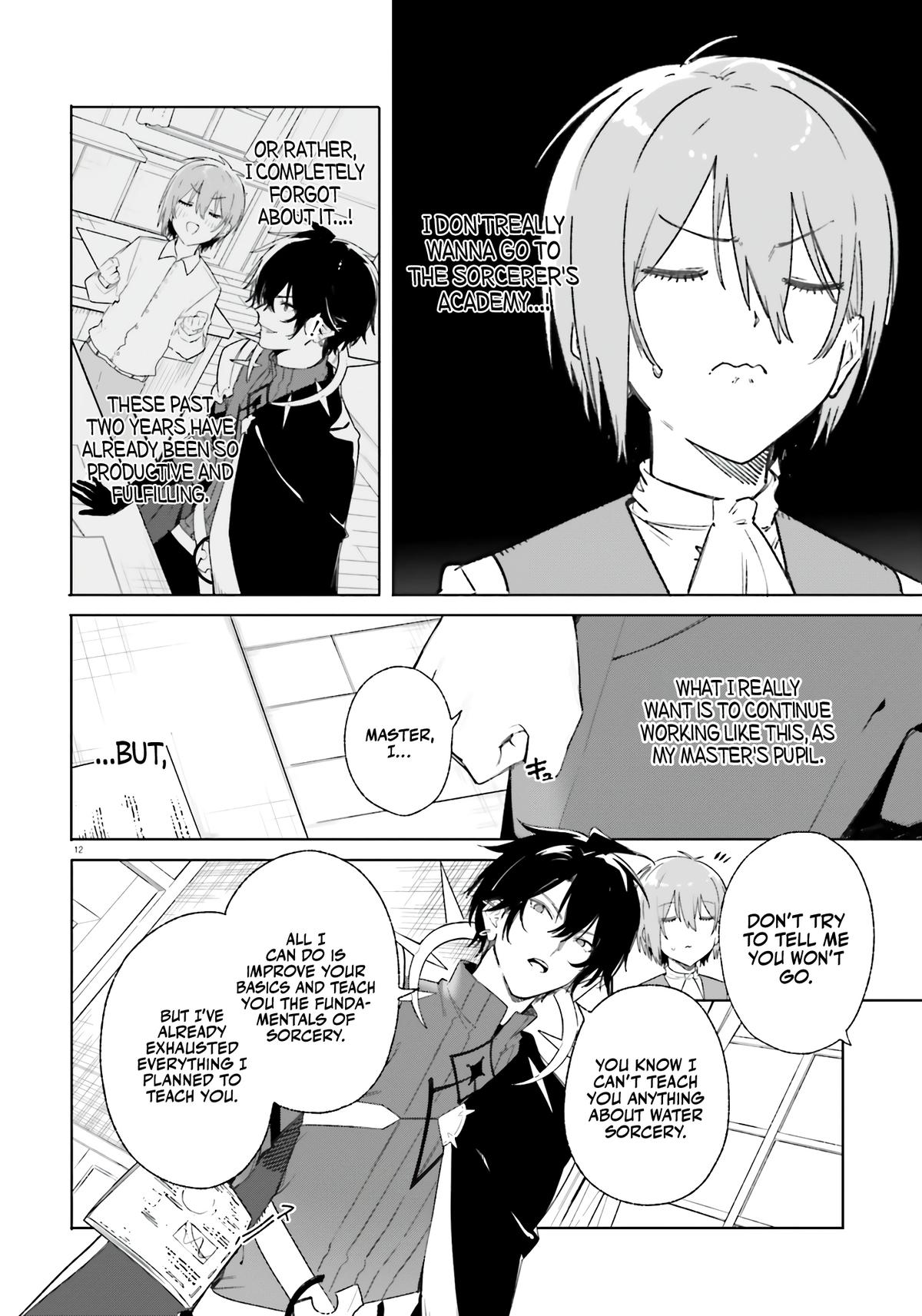 Majutsushi Kunon wa Mieteiru Chap 11 - Next Chap 12