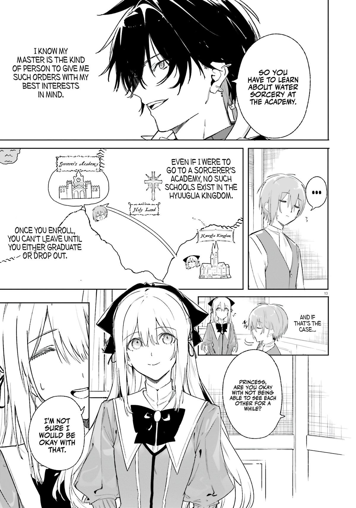 Majutsushi Kunon wa Mieteiru Chap 11 - Next Chap 12