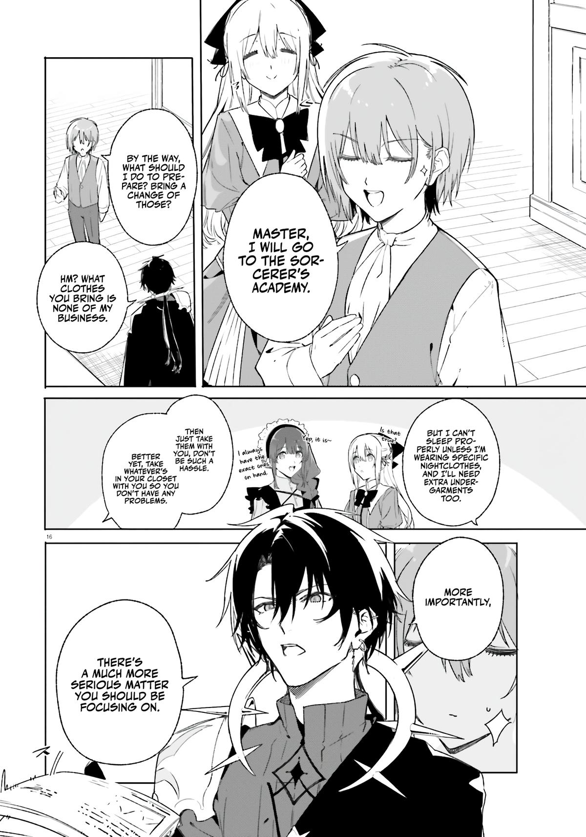 Majutsushi Kunon wa Mieteiru Chap 11 - Next Chap 12