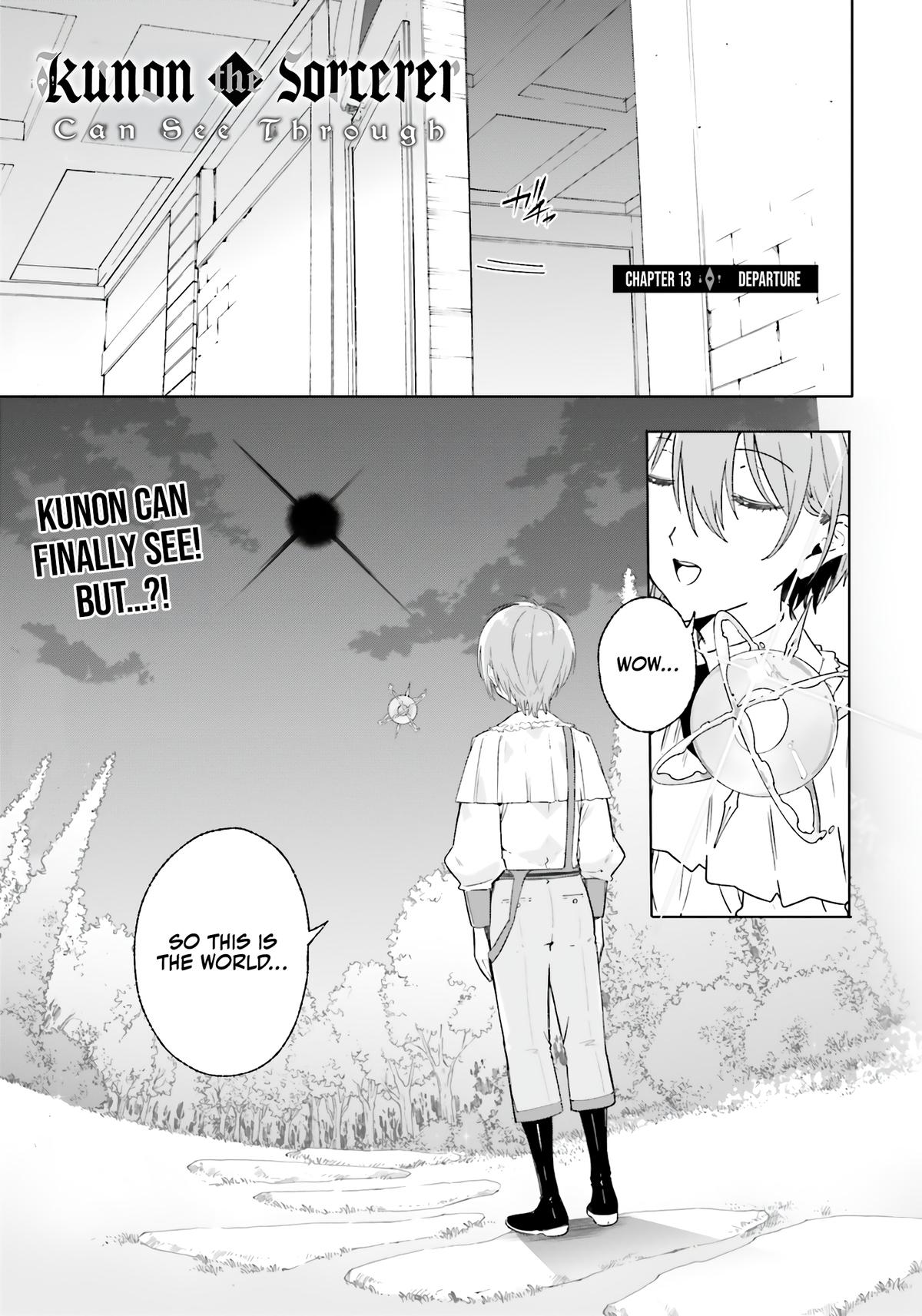 Majutsushi Kunon wa Mieteiru Chap 13 - Next Chap 14