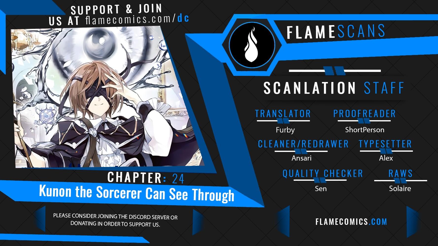 Majutsushi Kunon wa Mieteiru Chap 24 - Next Chap 25