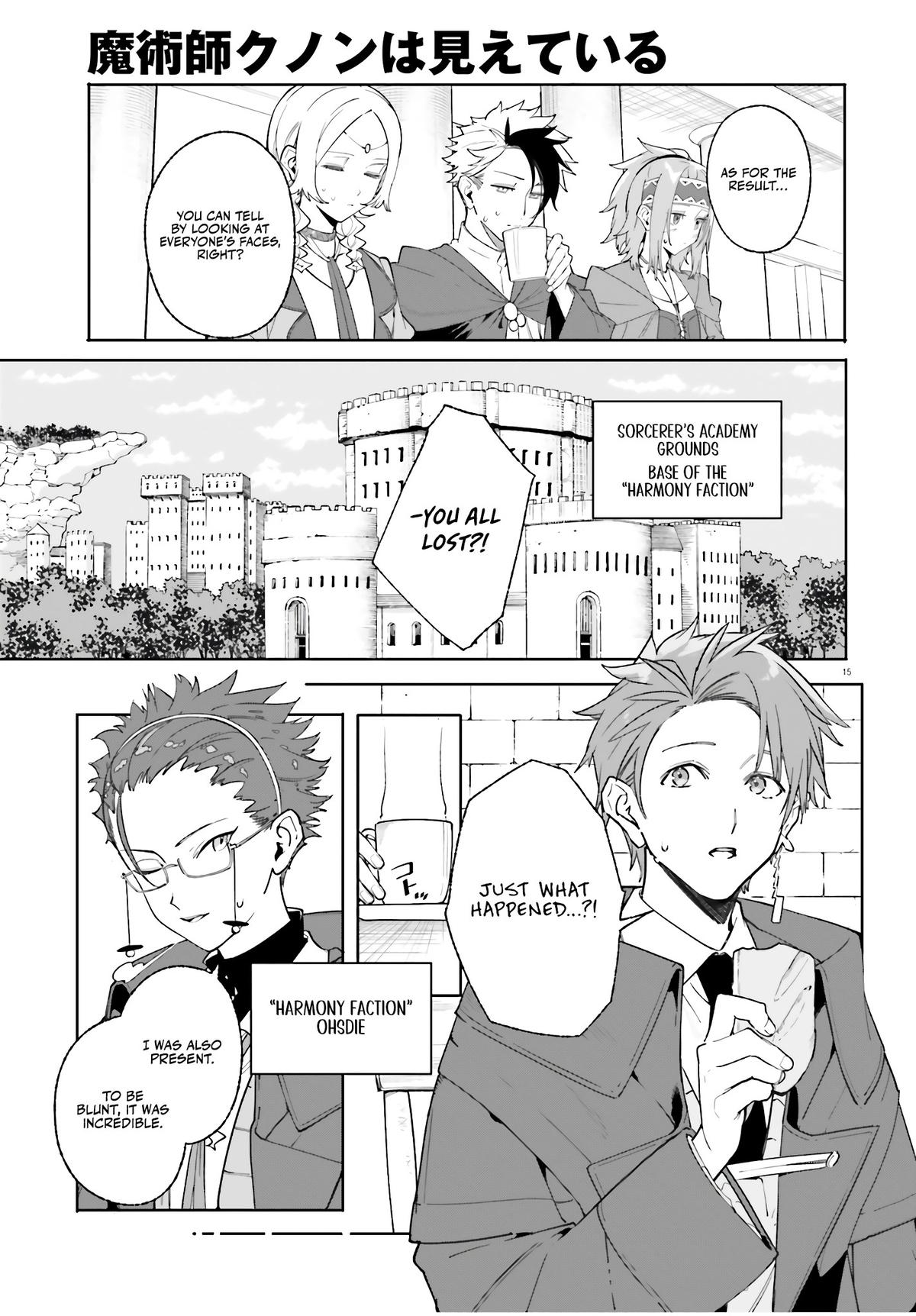 Majutsushi Kunon wa Mieteiru Chap 24 - Next Chap 25
