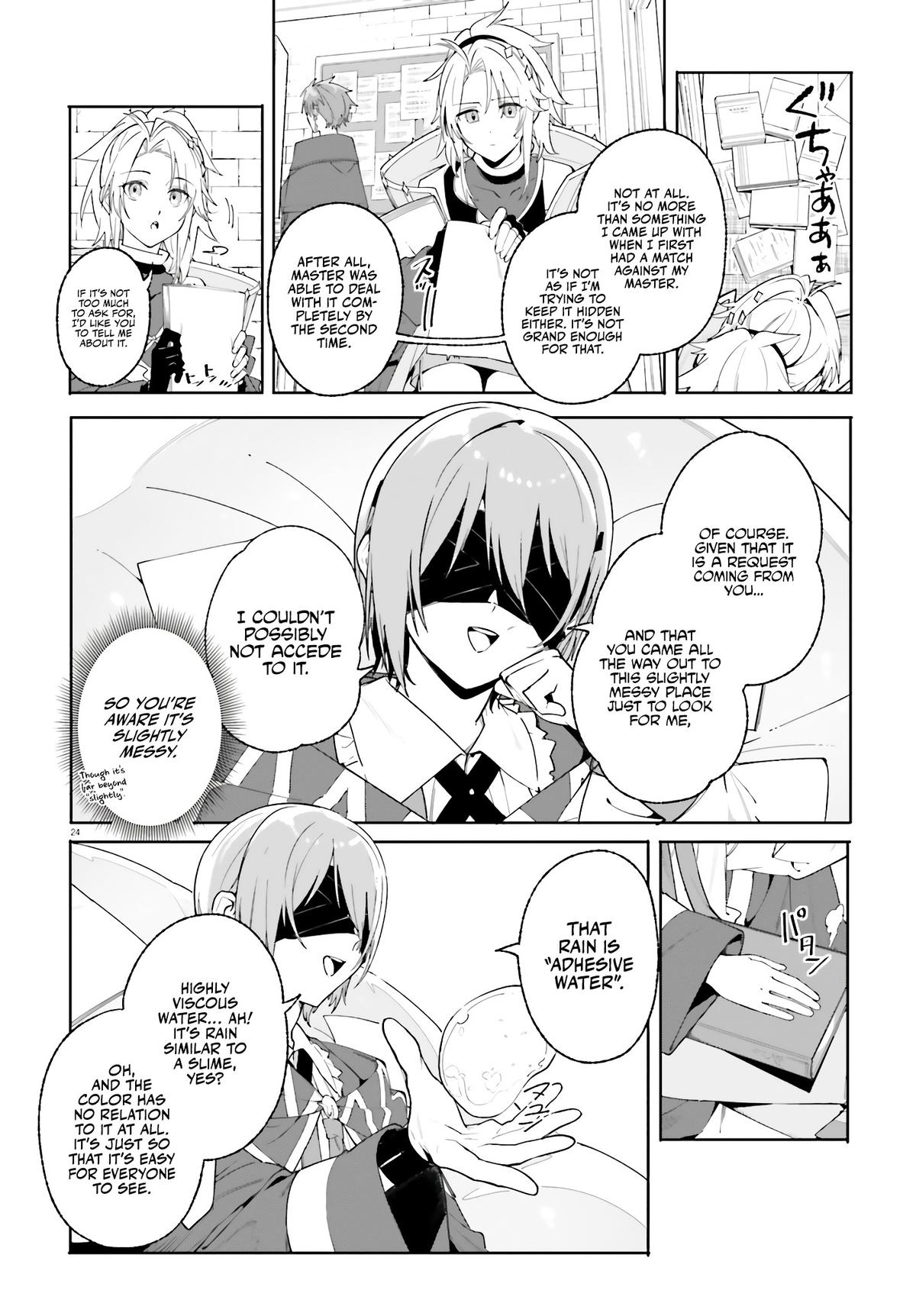 Majutsushi Kunon wa Mieteiru Chap 24 - Next Chap 25