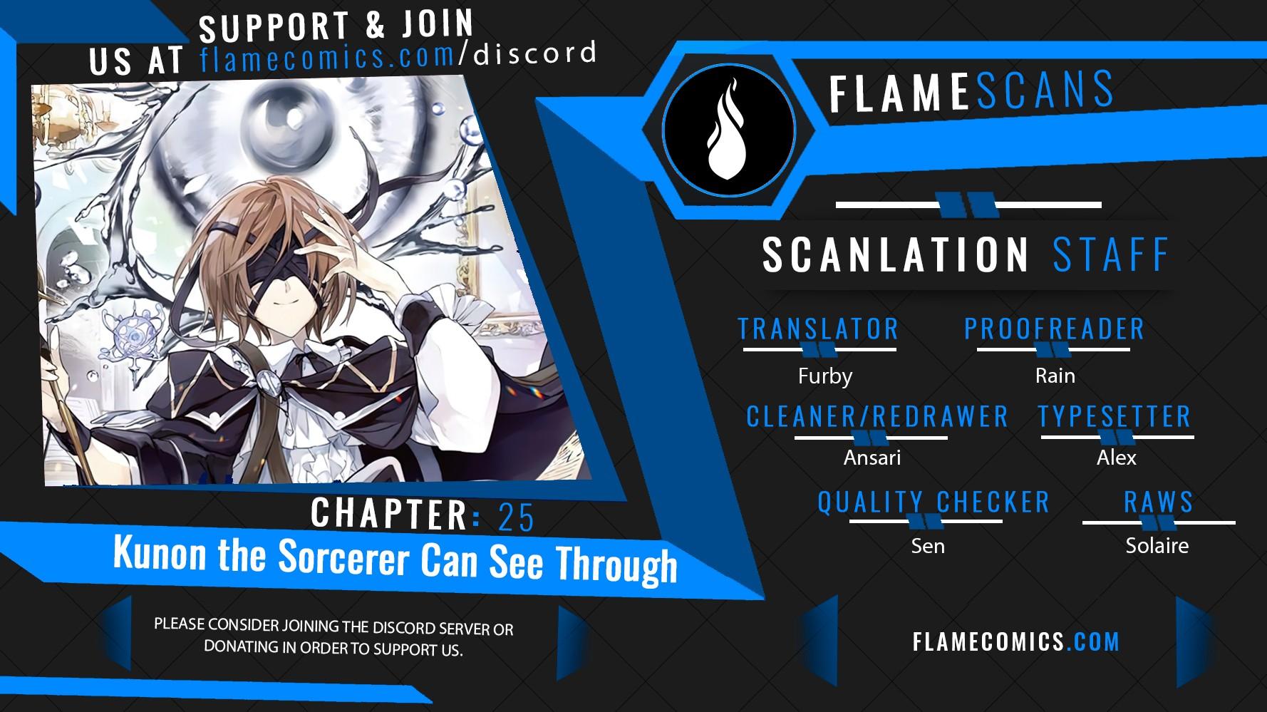 Majutsushi Kunon wa Mieteiru Chap 25 - Next Chap 26