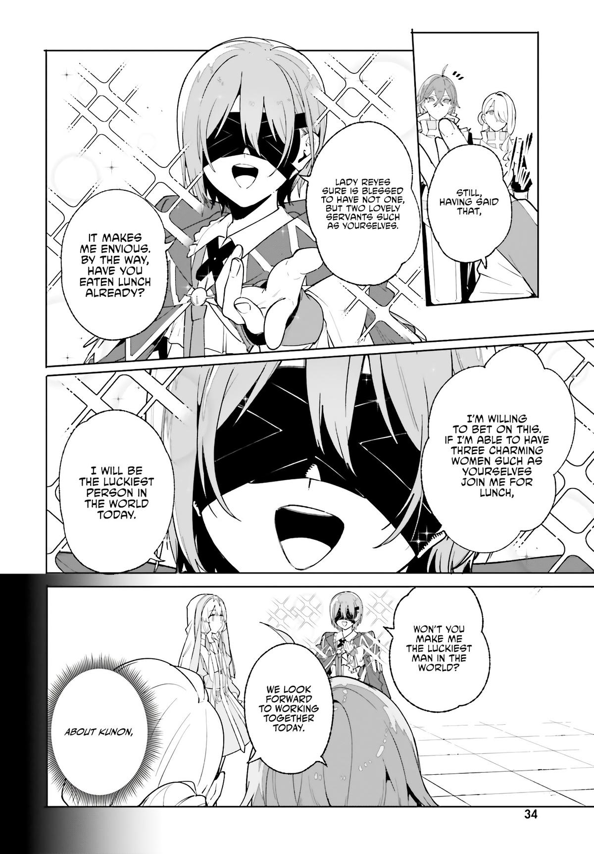 Majutsushi Kunon wa Mieteiru Chap 25 - Next Chap 26