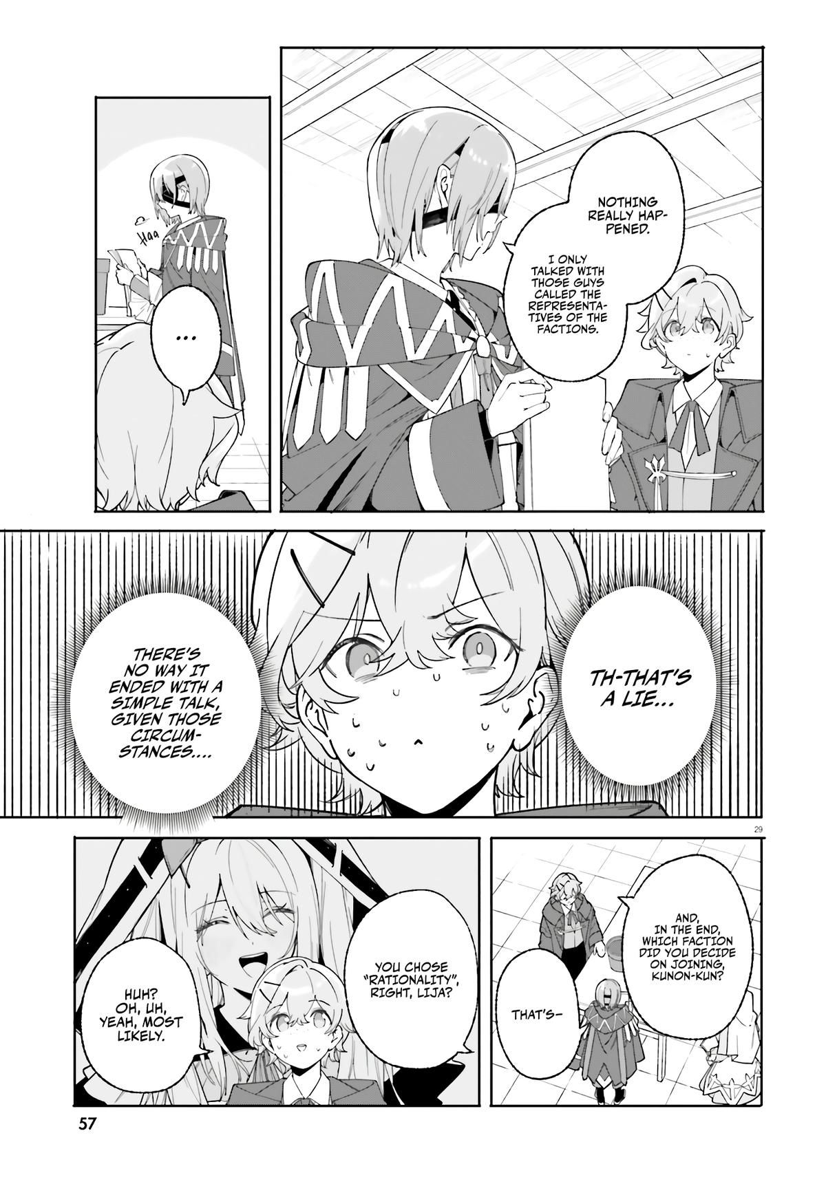 Majutsushi Kunon wa Mieteiru Chap 23 - Next Chap 24