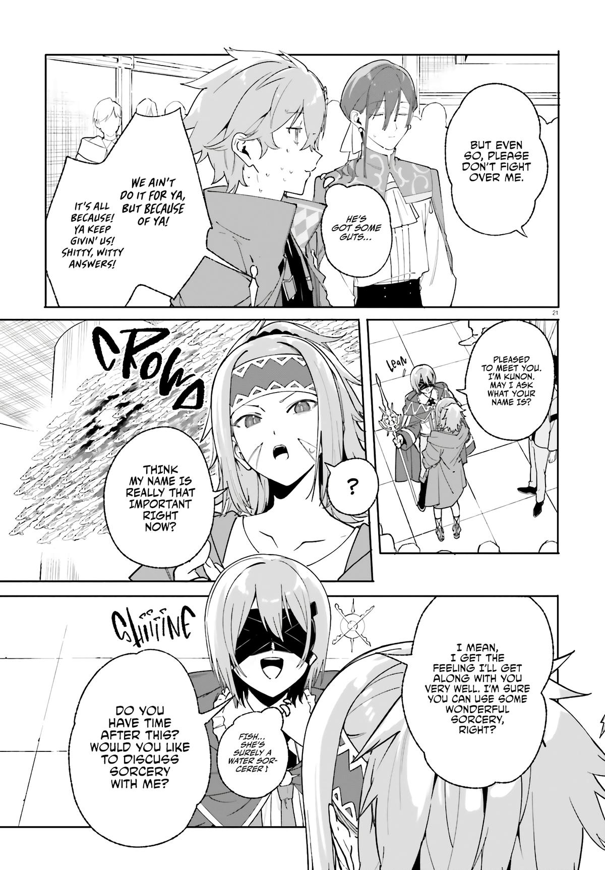 Majutsushi Kunon wa Mieteiru Chap 23 - Next Chap 24