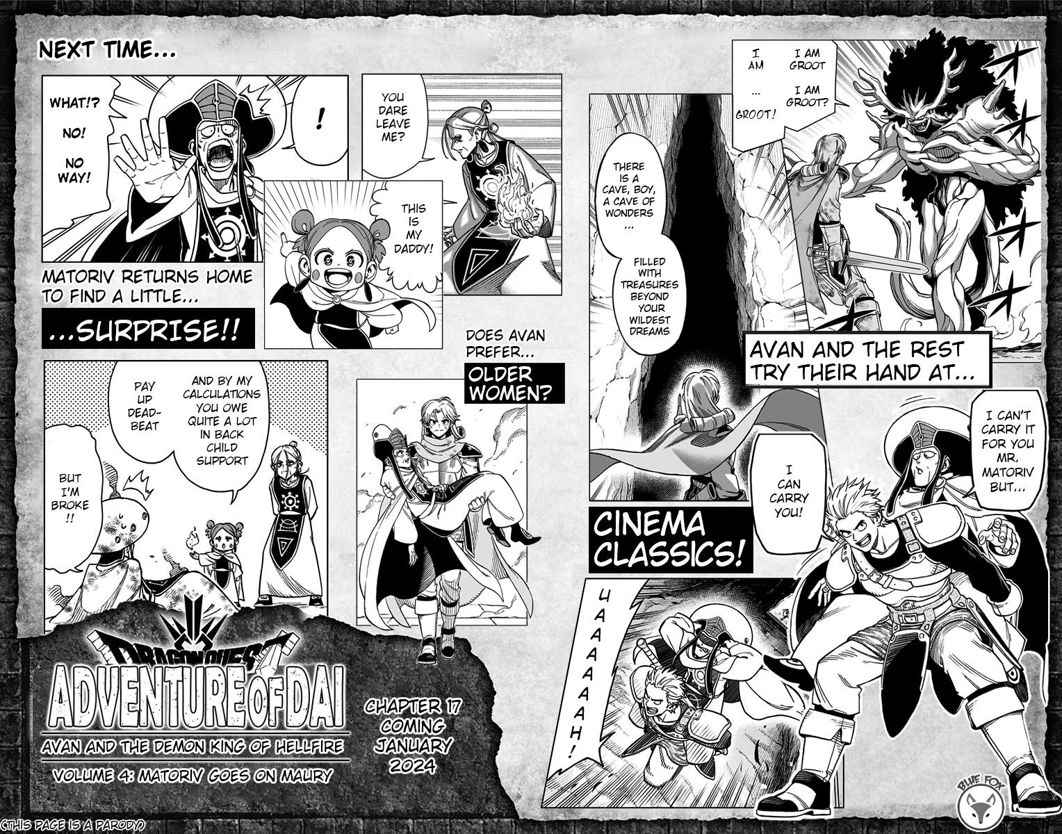 Dragon Quest: Dai no Daibouken - Yuusha Avan to Gokuen no Maou Chap 16 - Next Chap 17