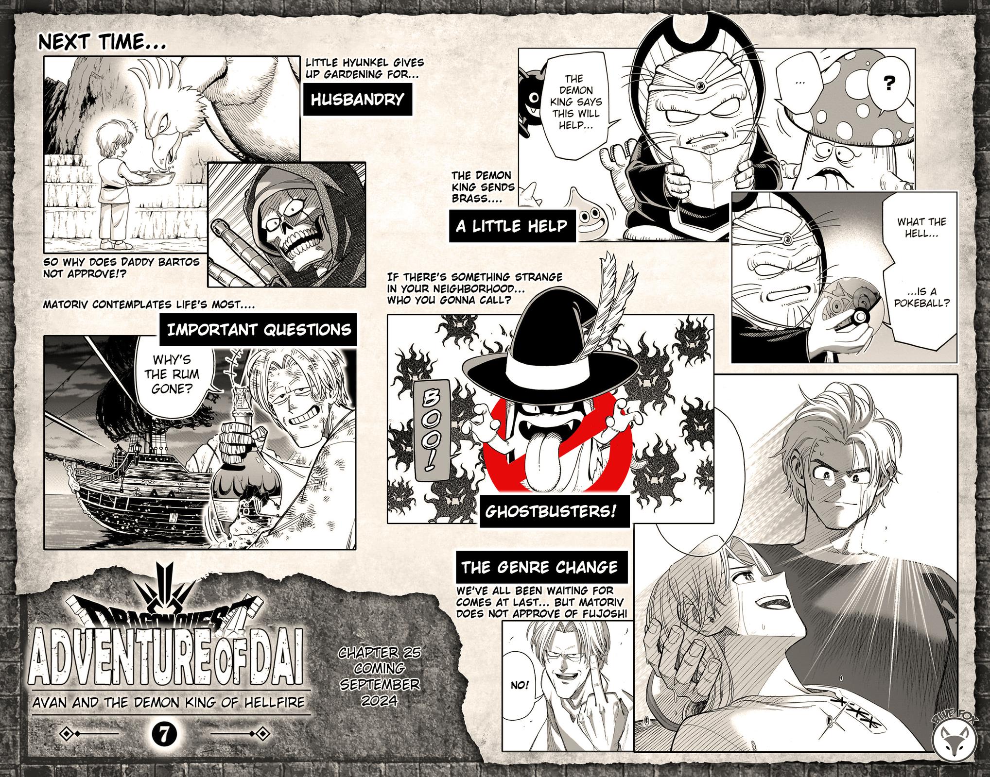 Dragon Quest: Dai no Daibouken - Yuusha Avan to Gokuen no Maou Chap 24 - Next Chap 25