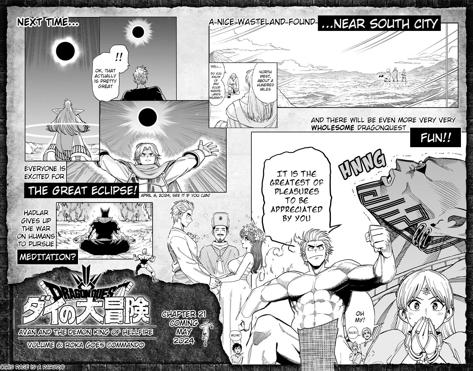 Dragon Quest: Dai no Daibouken - Yuusha Avan to Gokuen no Maou Chap 20 - Next Chap 21