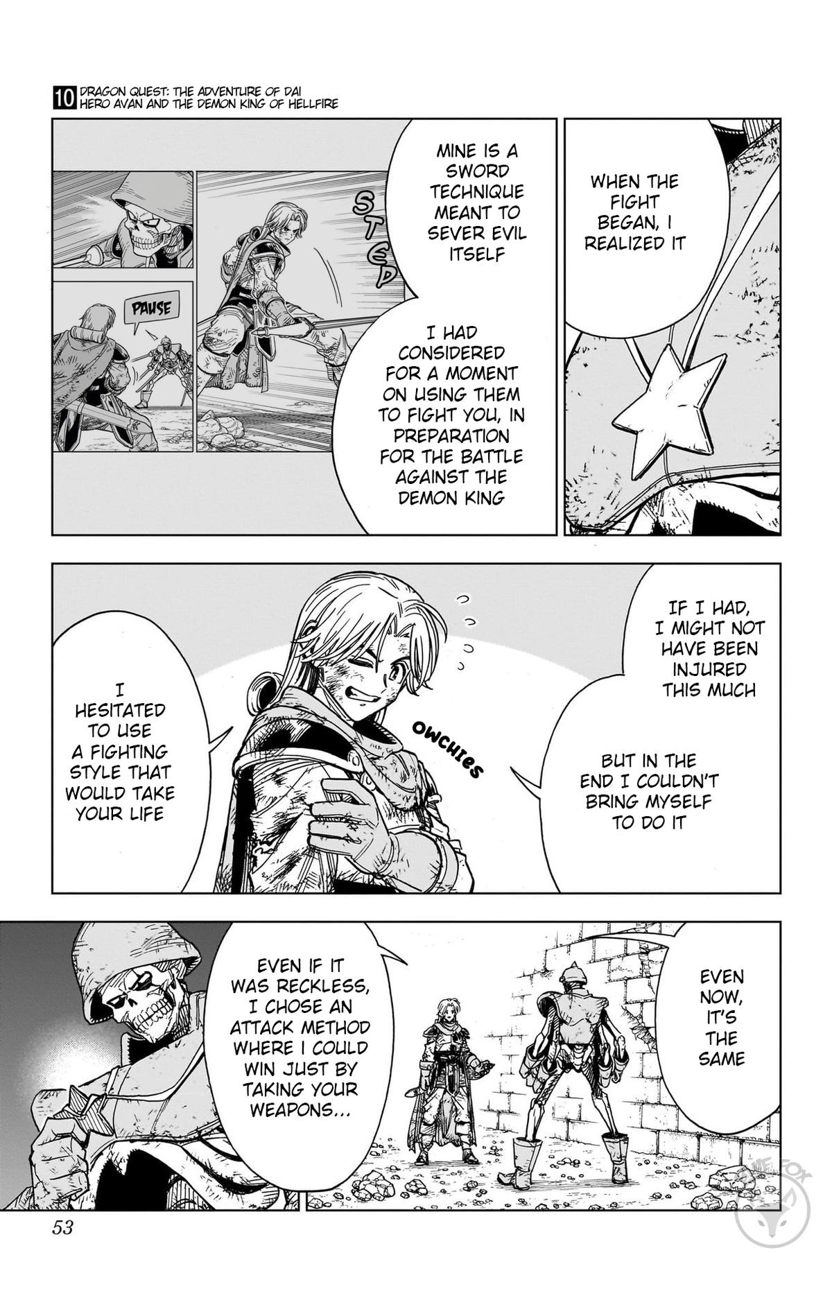 Dragon Quest: Dai no Daibouken - Yuusha Avan to Gokuen no Maou Chap 37 - Next Chap 38