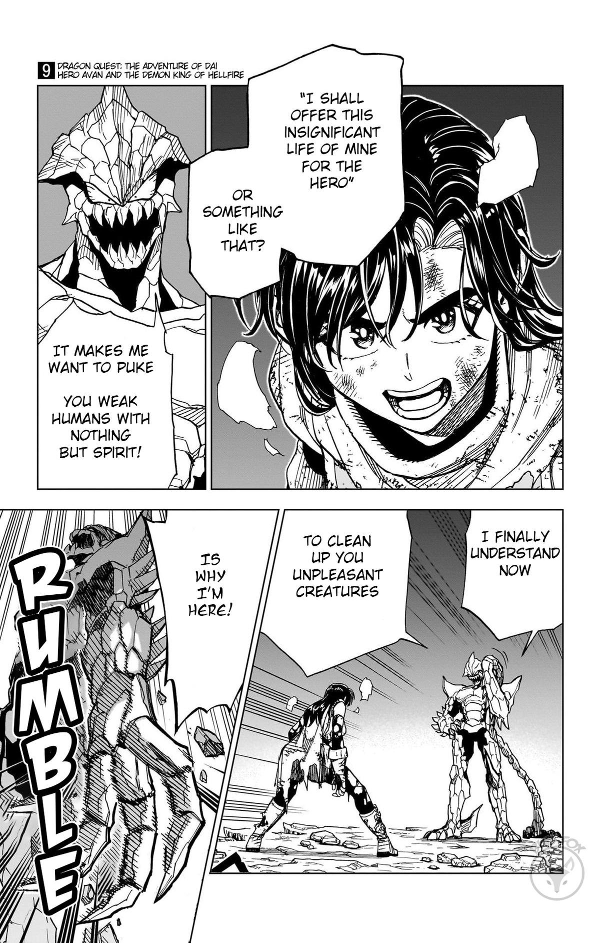 Dragon Quest: Dai no Daibouken - Yuusha Avan to Gokuen no Maou Chap 35 - Next Chap 36