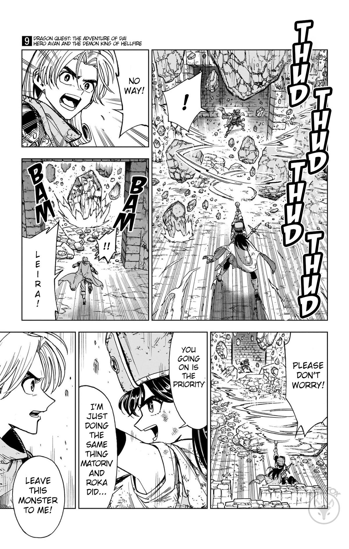 Dragon Quest: Dai no Daibouken - Yuusha Avan to Gokuen no Maou Chap 35 - Next Chap 36
